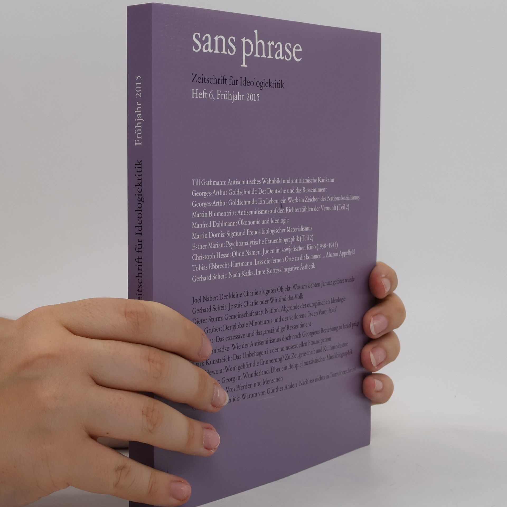 Various authors Sans phrase 6
