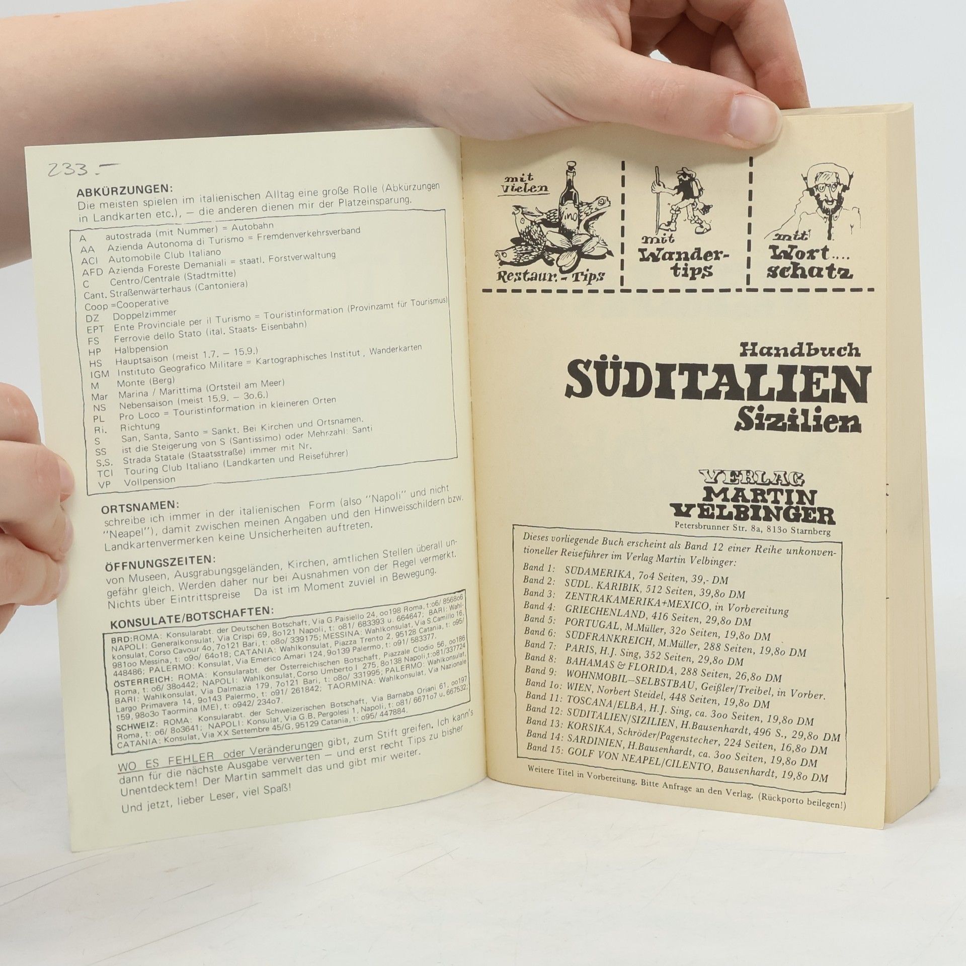 Autorenkollektiv Handbuch Süditalien, Sizilien