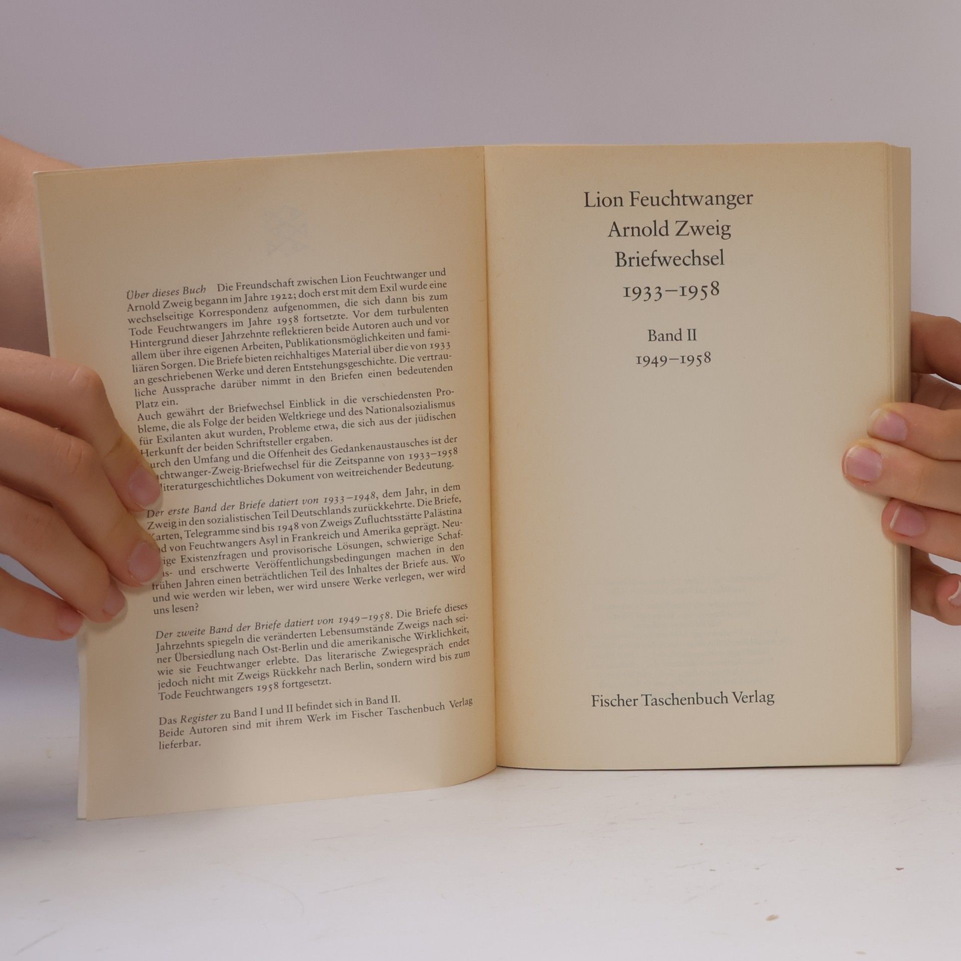 Lion Feuchtwanger Briefwechsel