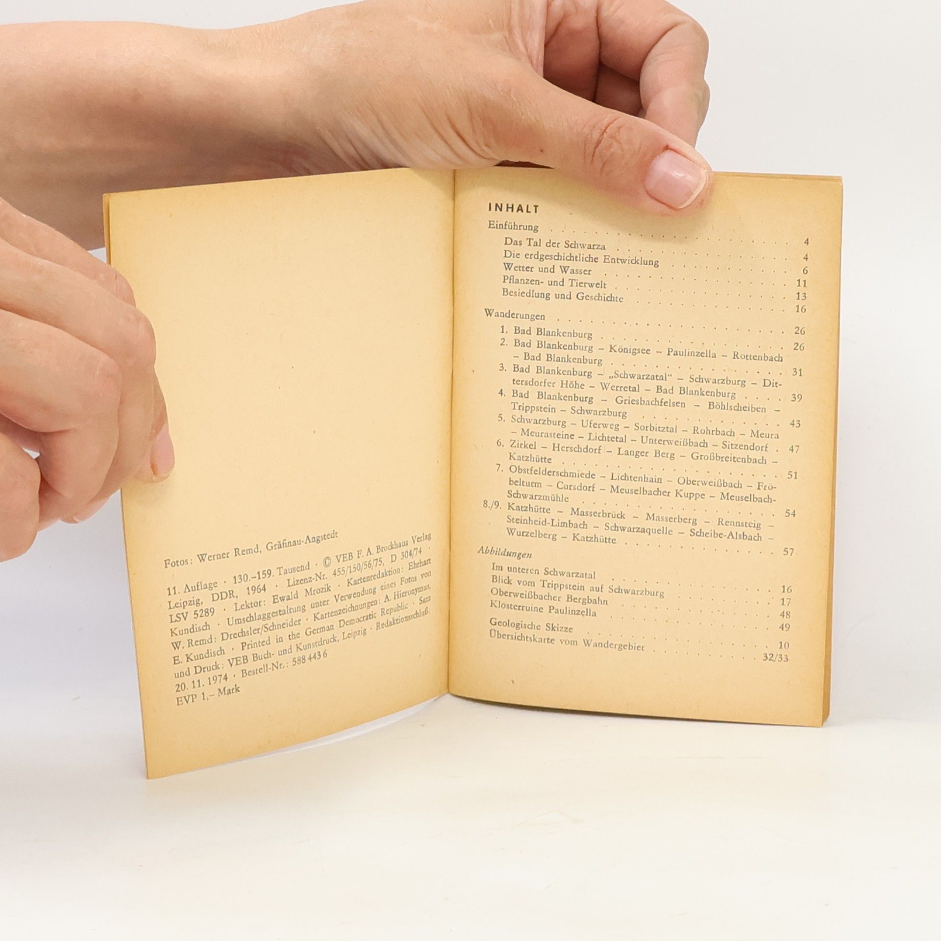 Autorenkollektiv Brockhaus Wanderheft. Schwarzatal