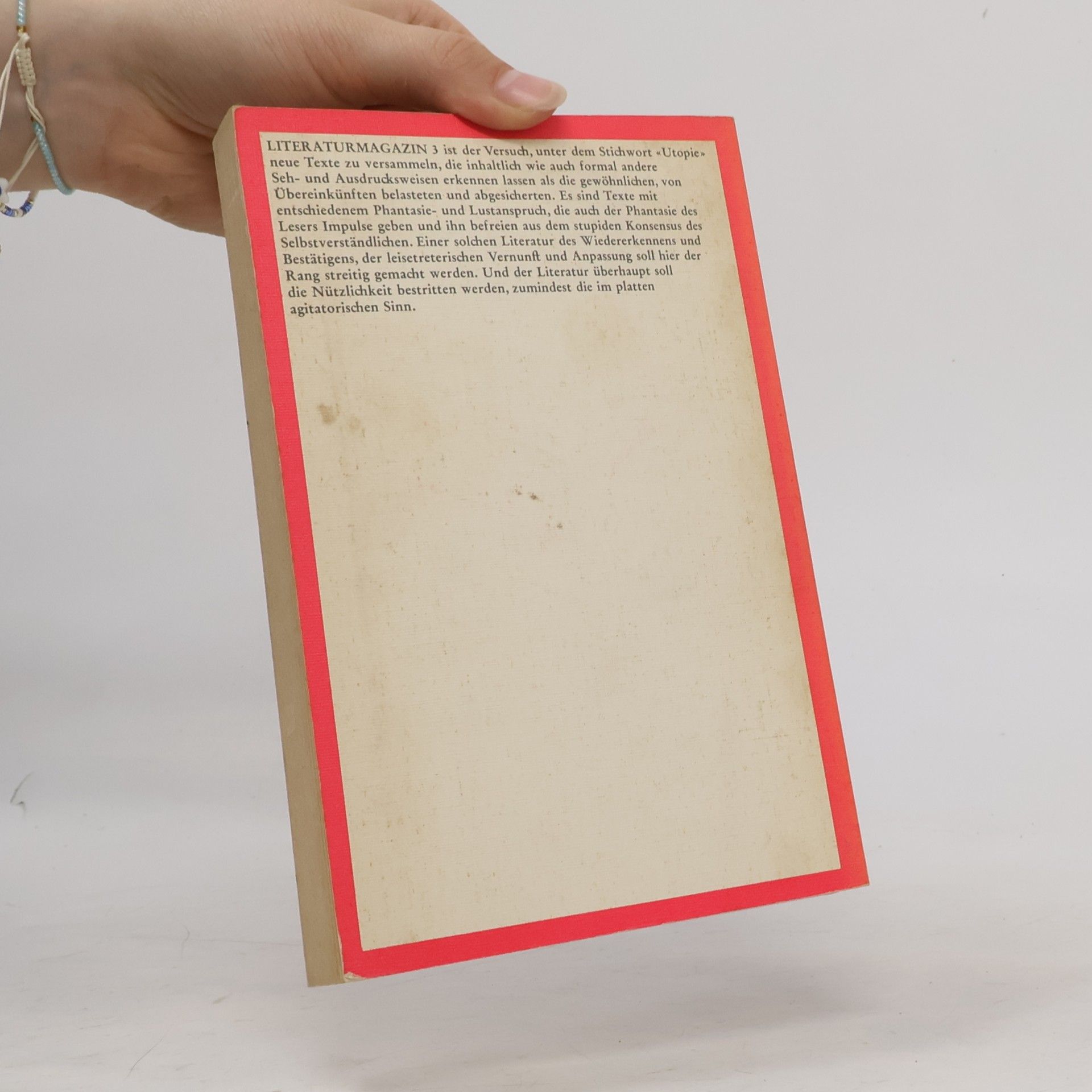 Nicolas Born Literaturmagazin - 3: Die Phantasie an die Macht