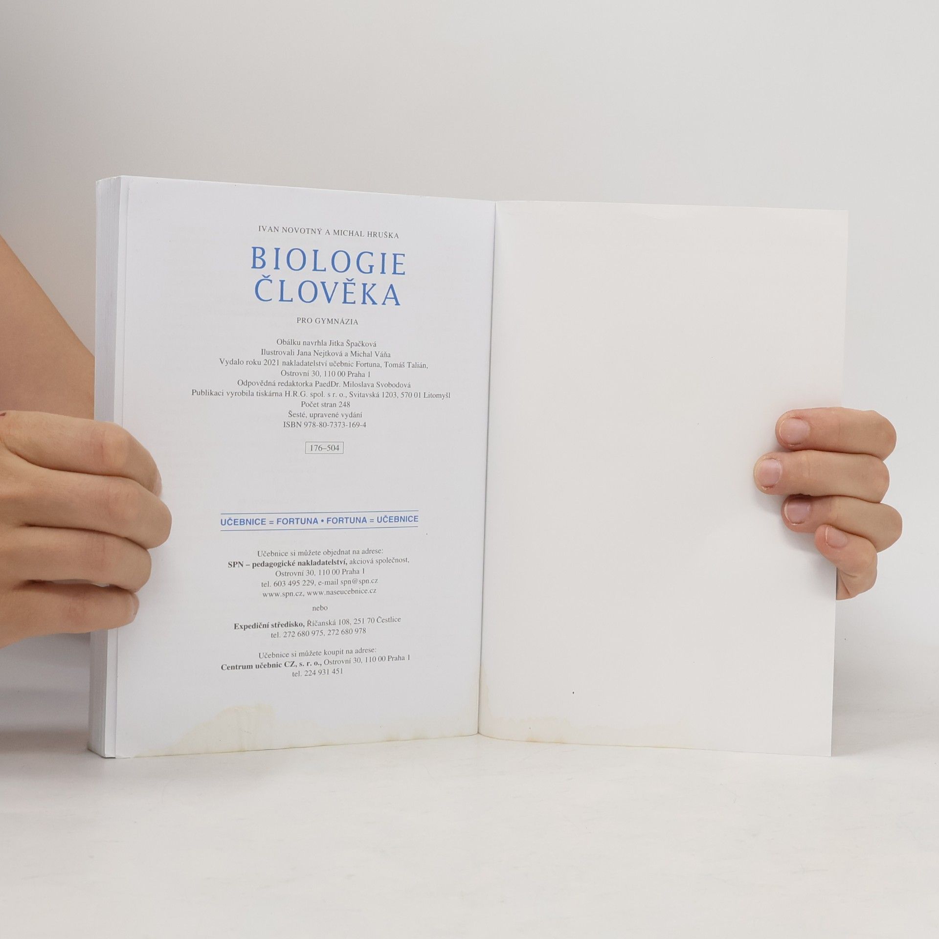 Jan Morav Biologie člověka pro gymnázia