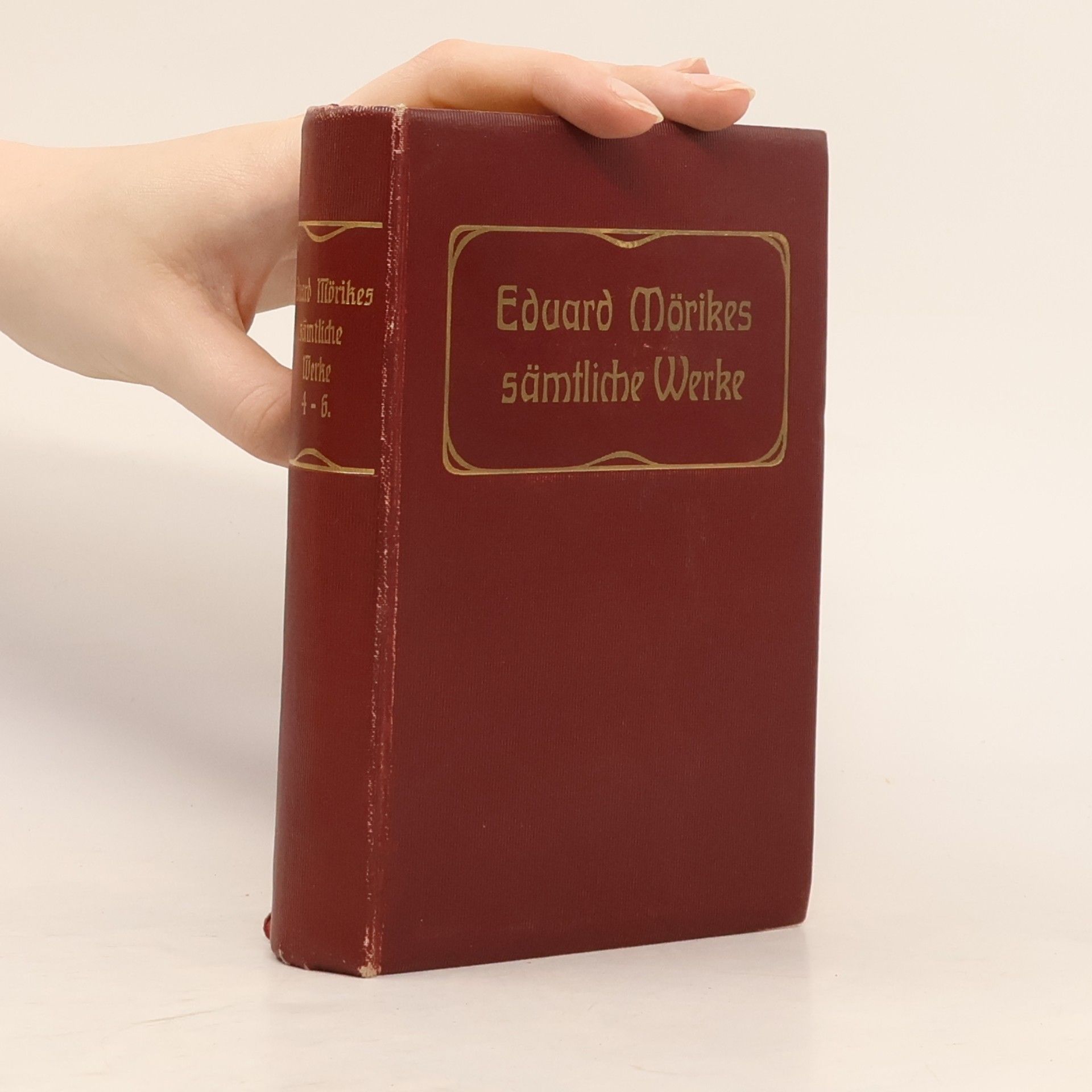 Eduard Mörikes sämtliche Werke 4-6