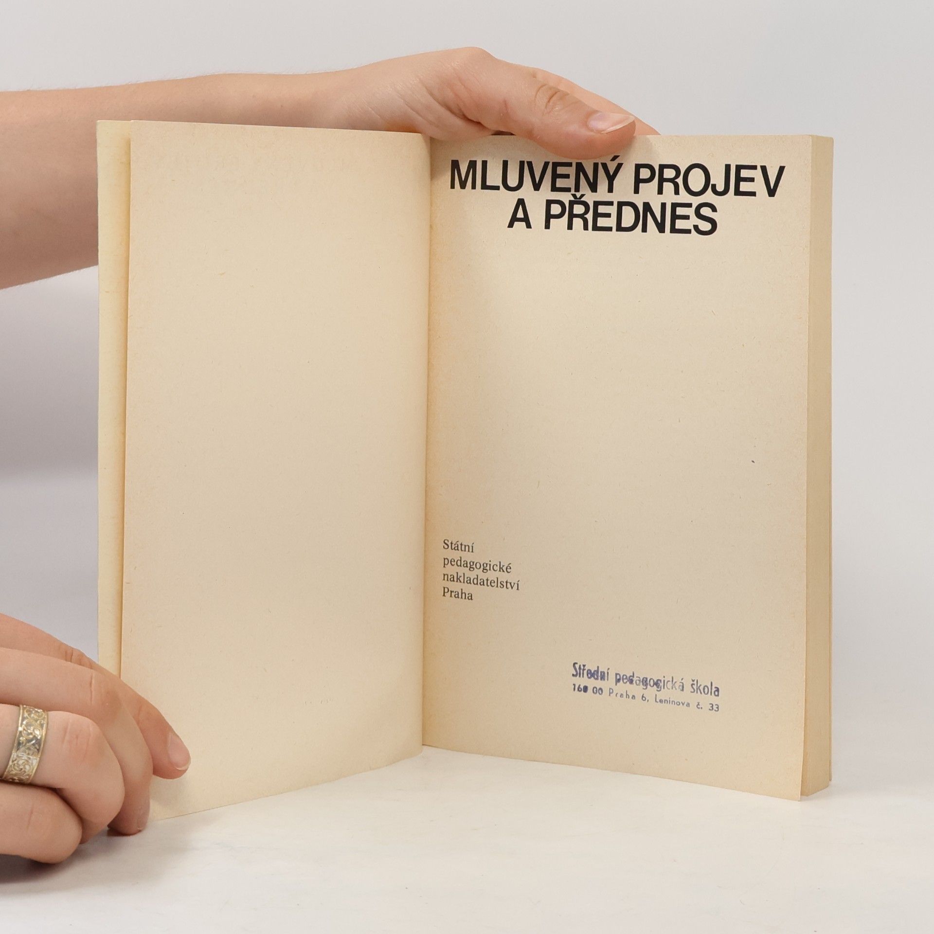 Vítězslava Šrámková Mluvený projev a přednes
