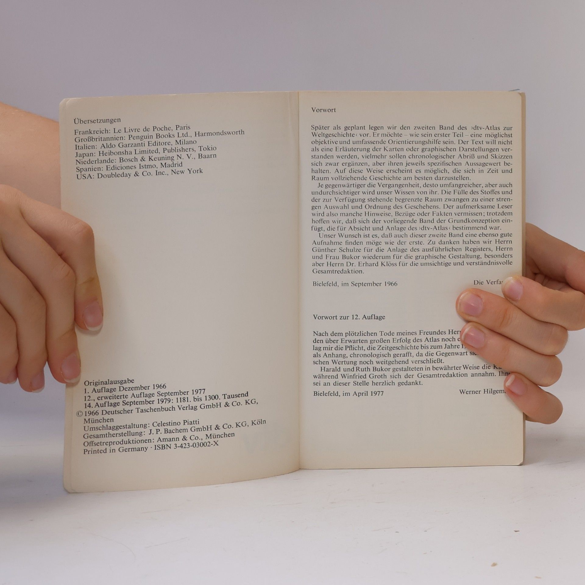 Hermann Kinder dtv-Atlas zur Weltgeschichte 2