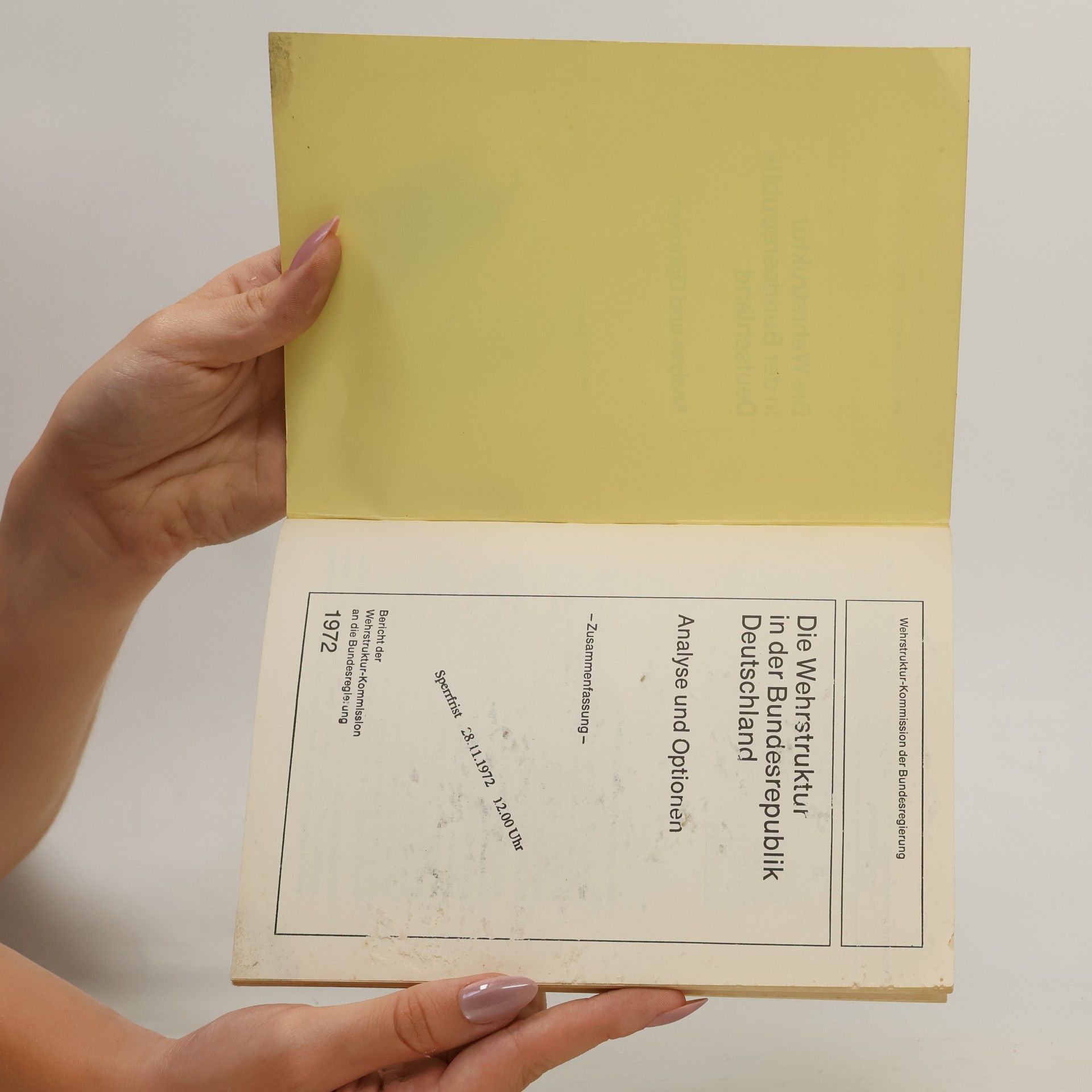 Autorenkollektiv Die Wehrstruktur in der Bundesrepublik Deutschland