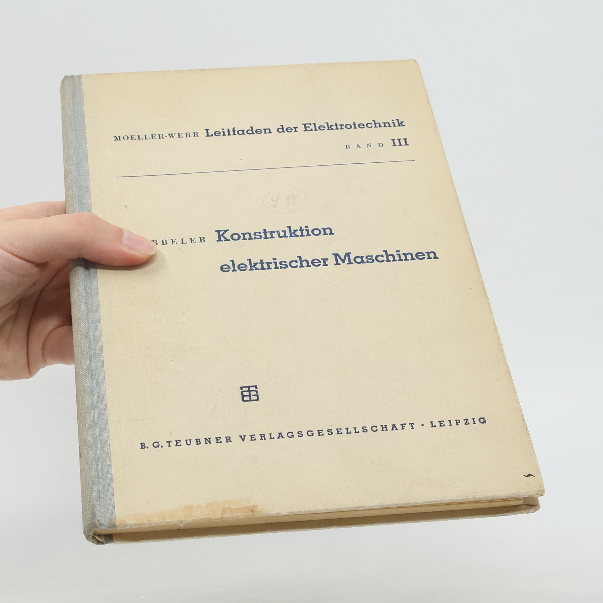 Eugen Wiedemann Konstruktion elektrischer Maschinen