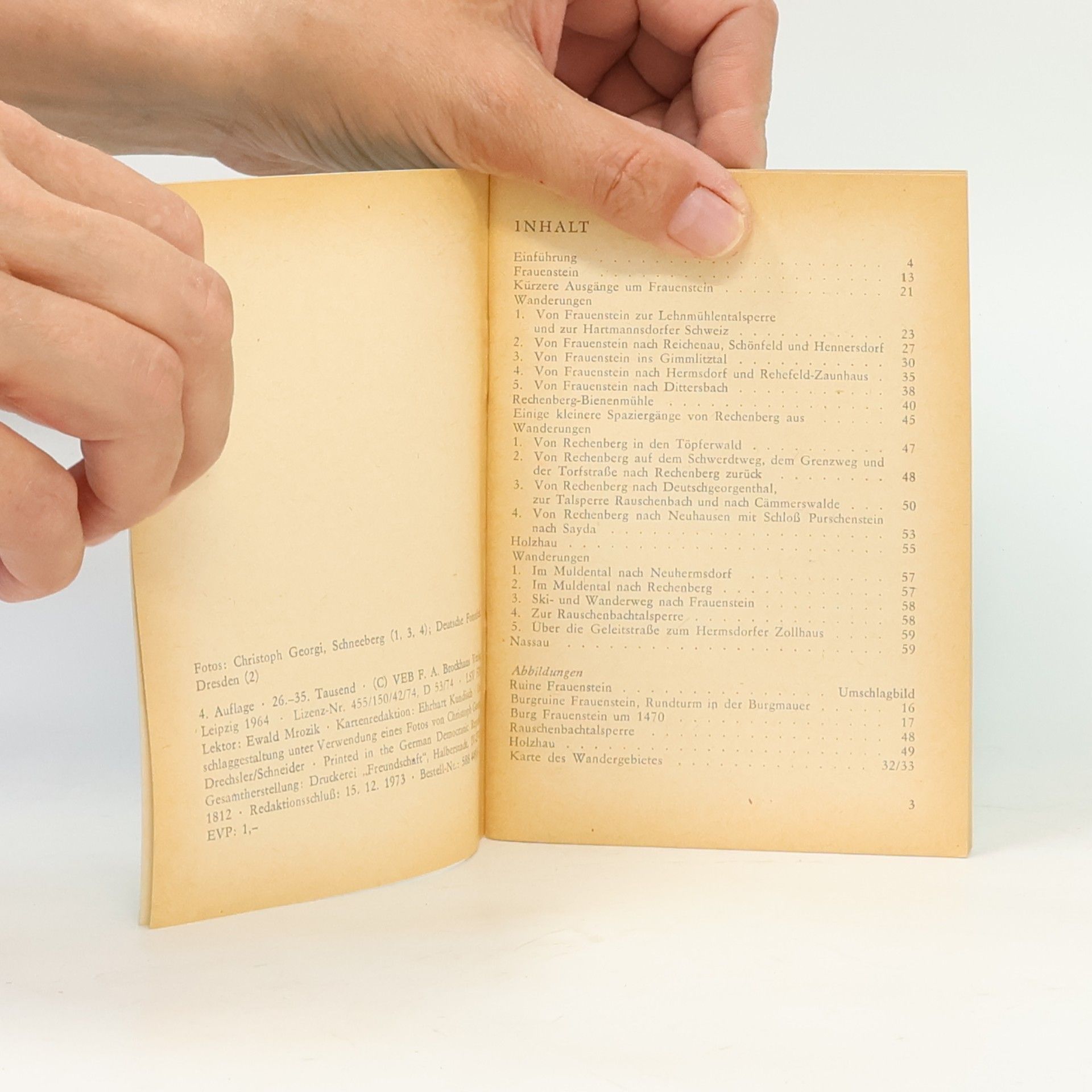 Autorenkollektiv Brockhaus Wanderheft 81. Frauenstein