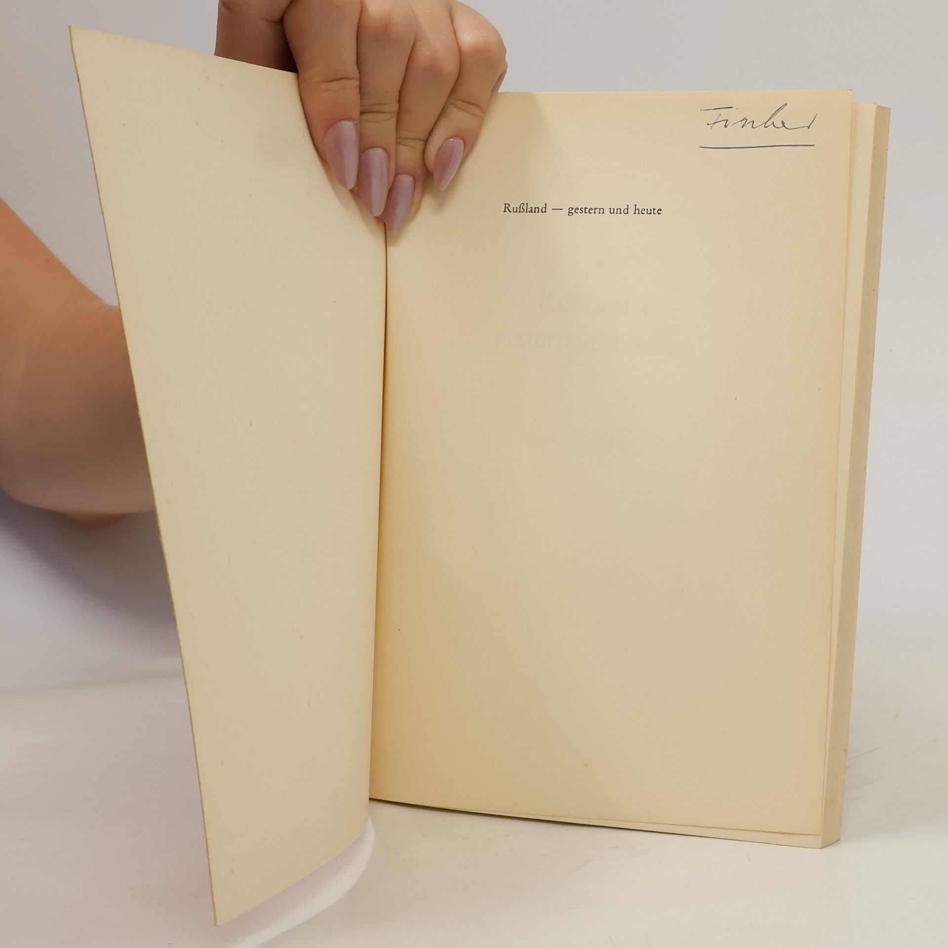 Kolektiv autorů Schriftenreihe der Bundeszentrale für Heimatdienst 45. Rußland -gestern und heute
