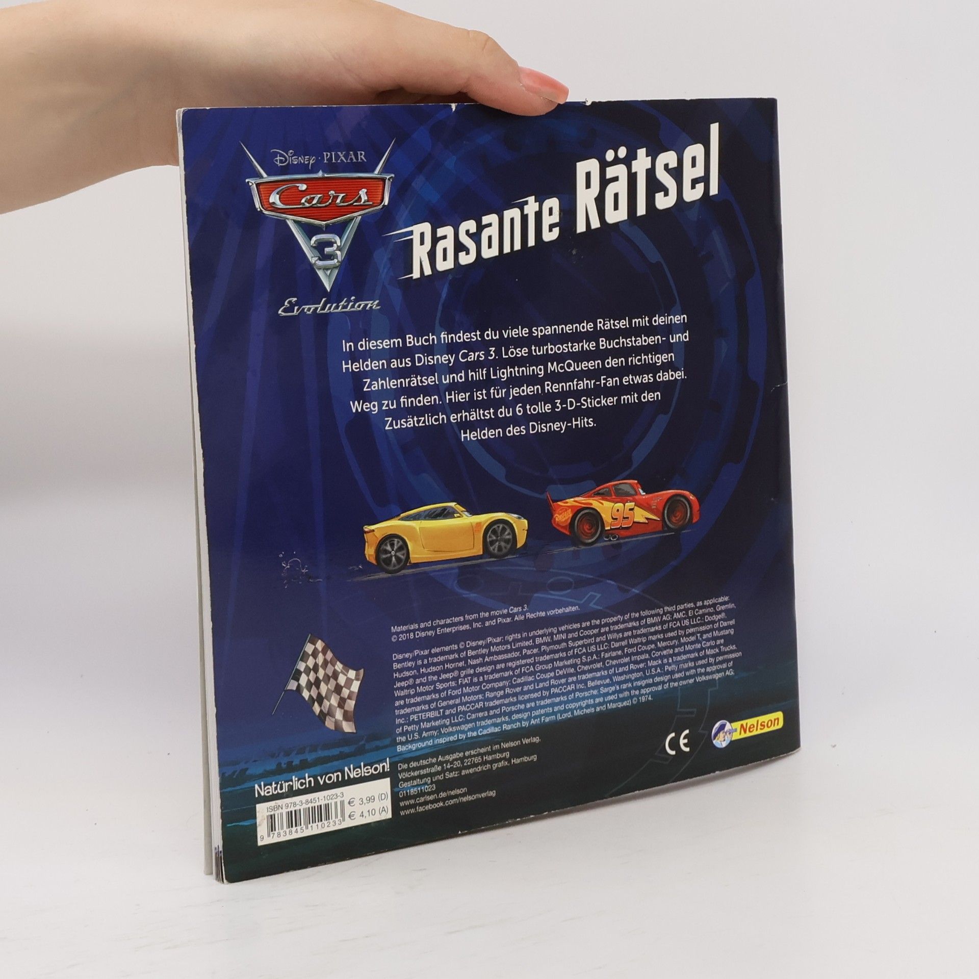 Various authors Disney Cars 3: Rasante Rätsel