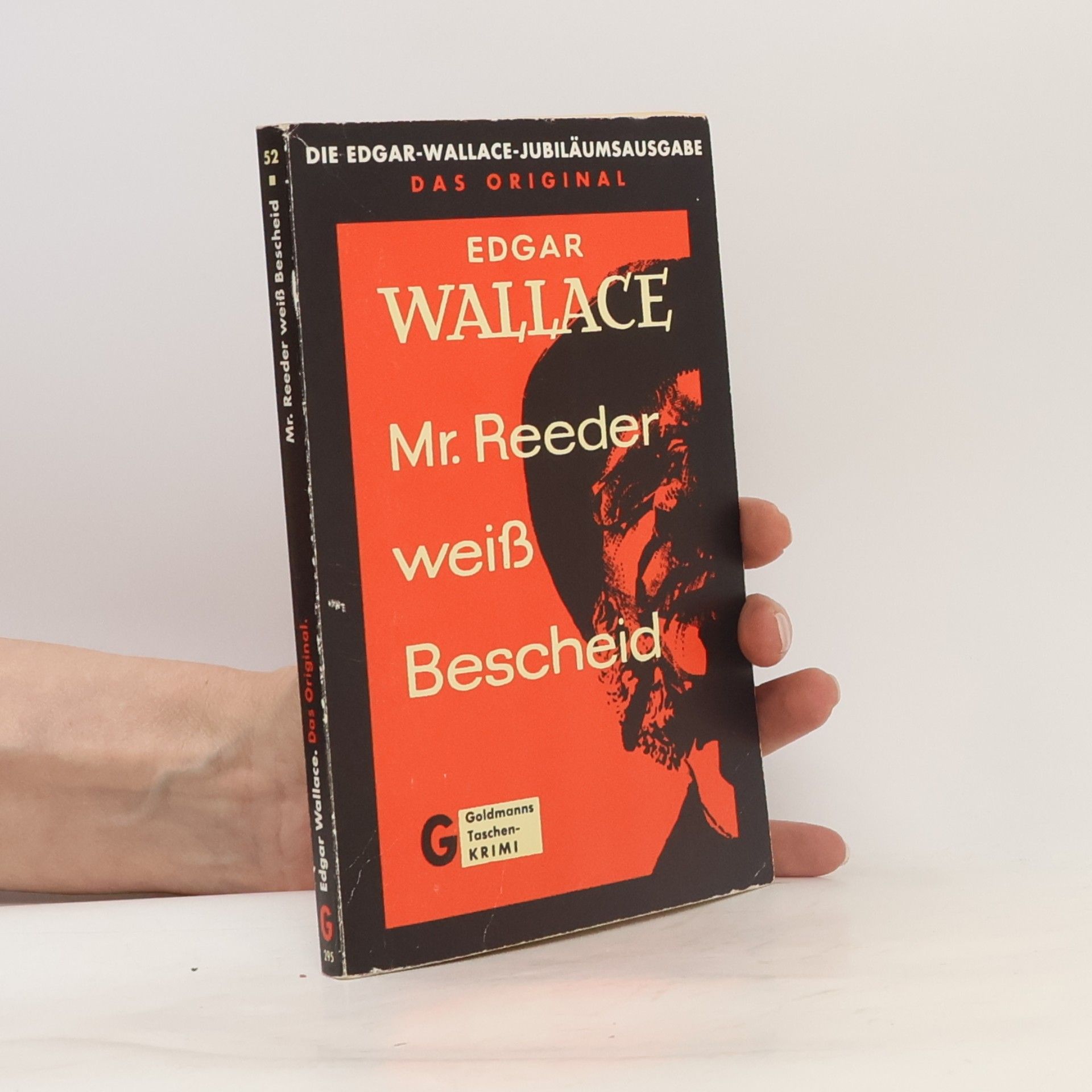 Edgar Wallace M[iste]r Reeder weiss Bescheid