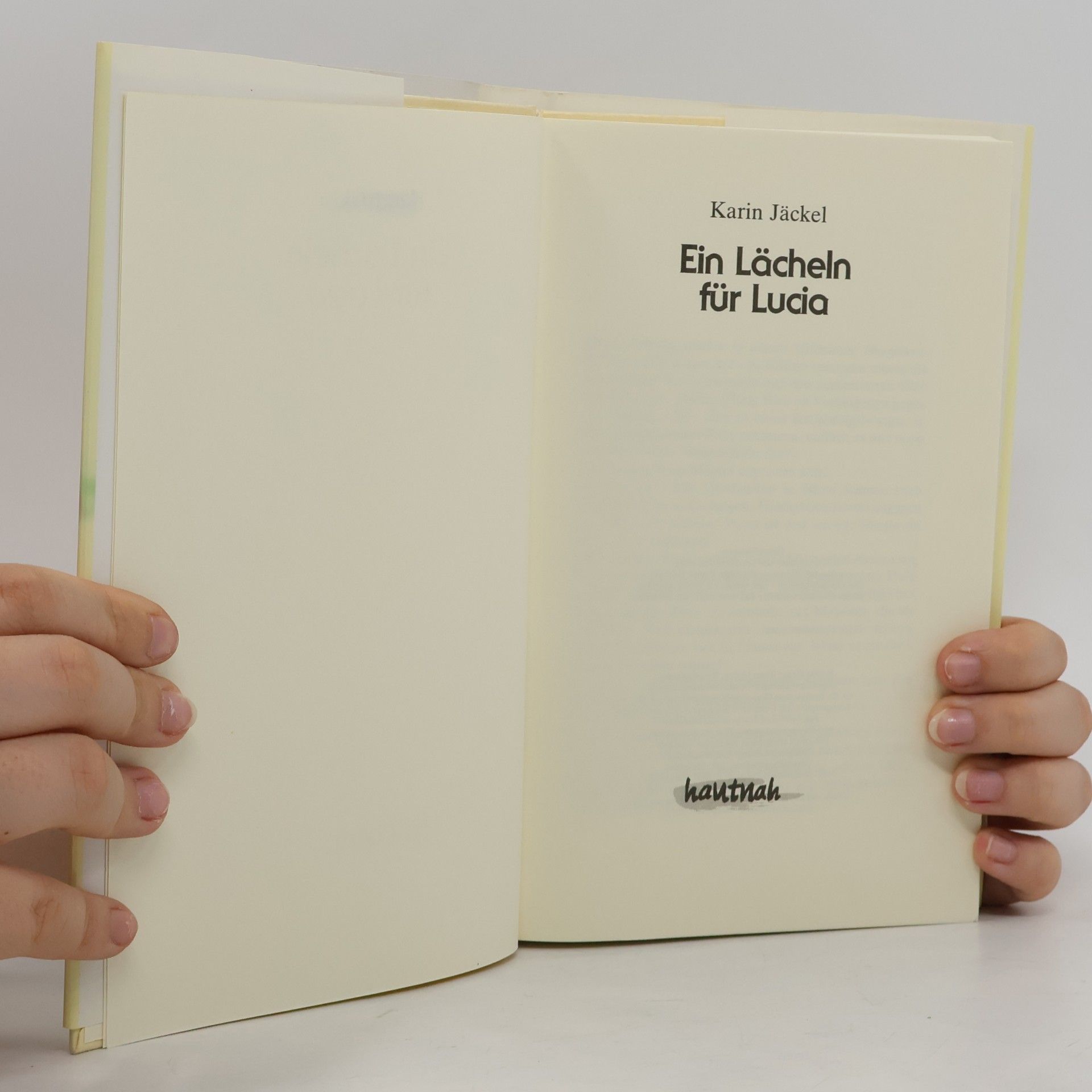 Karin Jäckel Ein Lächeln für Lucia.