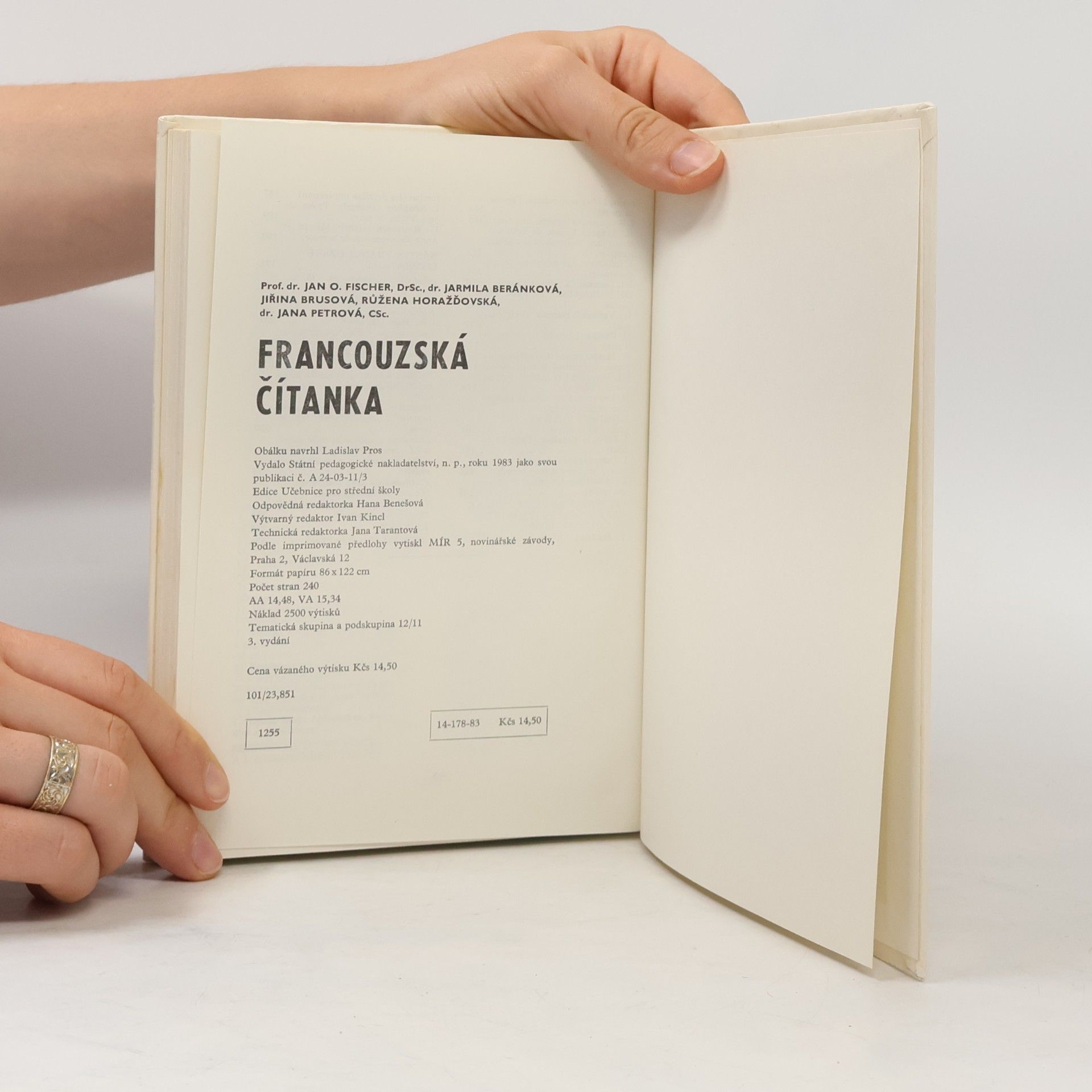 Kolektiv autorů Francouzská čítanka