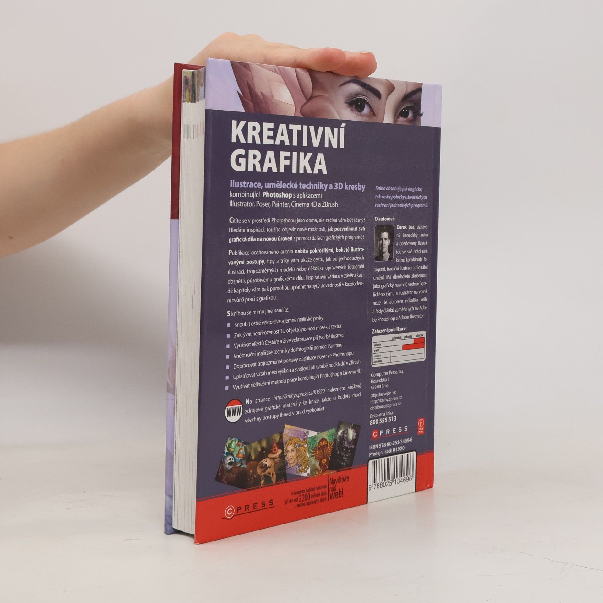 Derek Lea Kreativní grafika: Ilustrace, umělecké techniky a 3D kresby