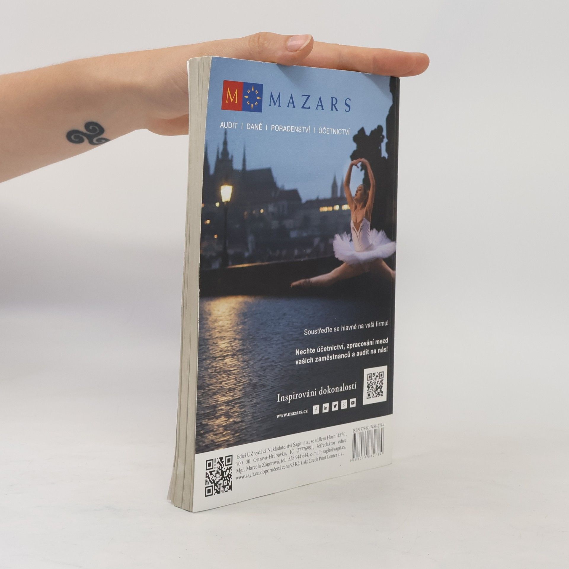 Various authors Účetnictví podnikatelů 2018 : novela účetní vyhlášky a ČÚS od 1. 1. 2018 : Audit: Zákon o auditorech po novele k 1. 7. 2017 : redakční uzávěrka k 8. 1. 2018.