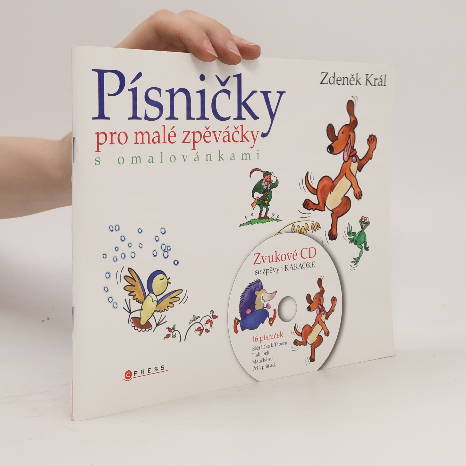 Písničky pro malé zpěváčky s omalovánkami