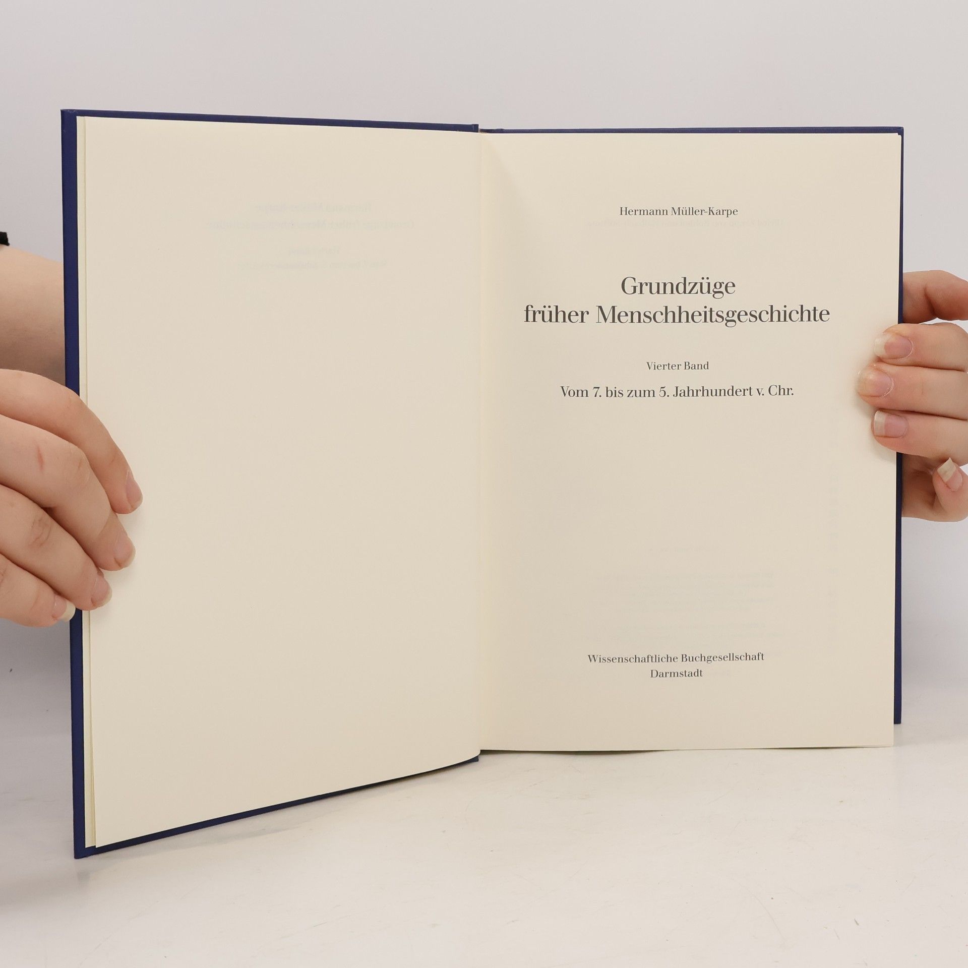 Hermann MüllerKarpe Grundzüge früher Menschheitsgeschichte 4