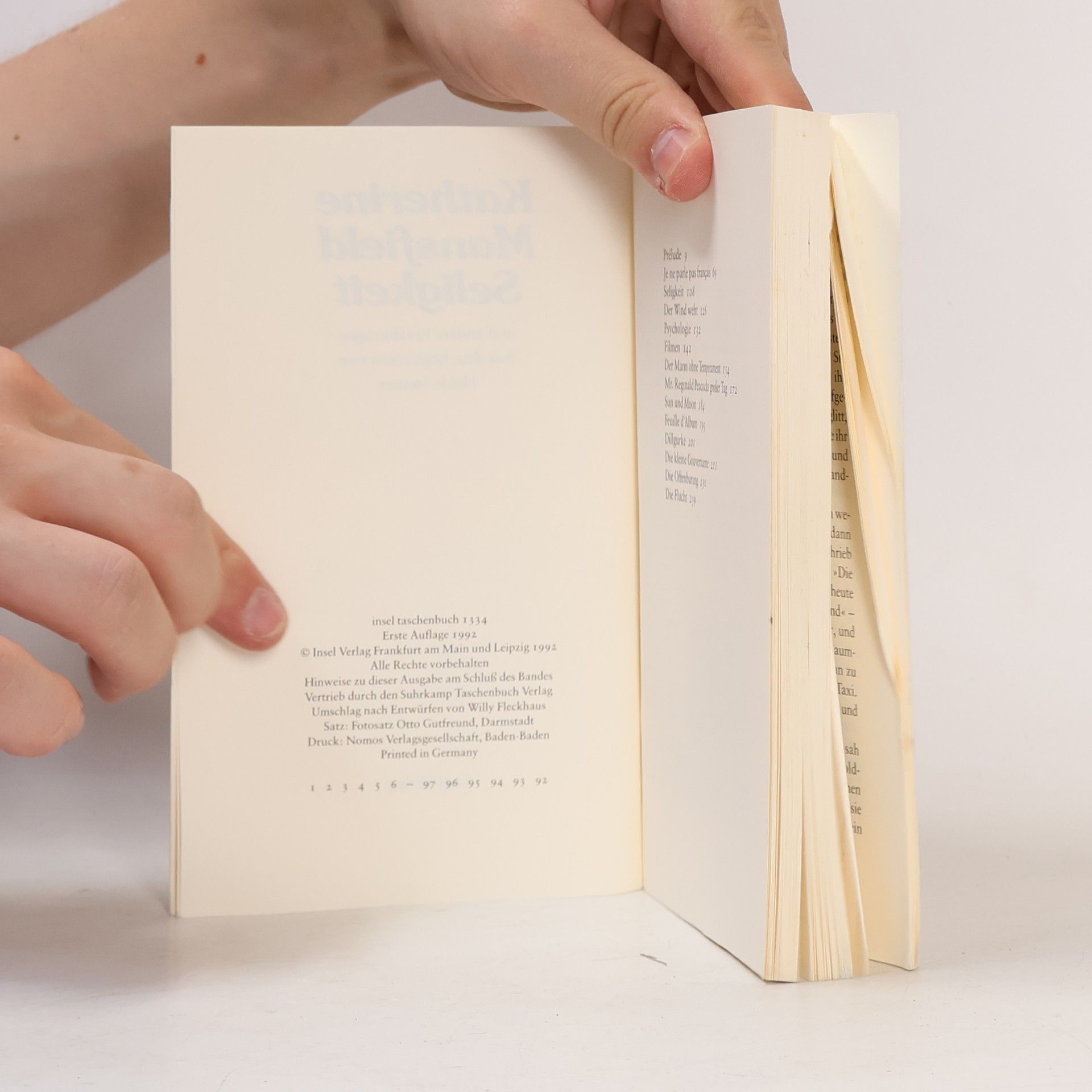 Katherine Mansfield Seligkeit und andere Erzählungen. Und andere Erzählungen.