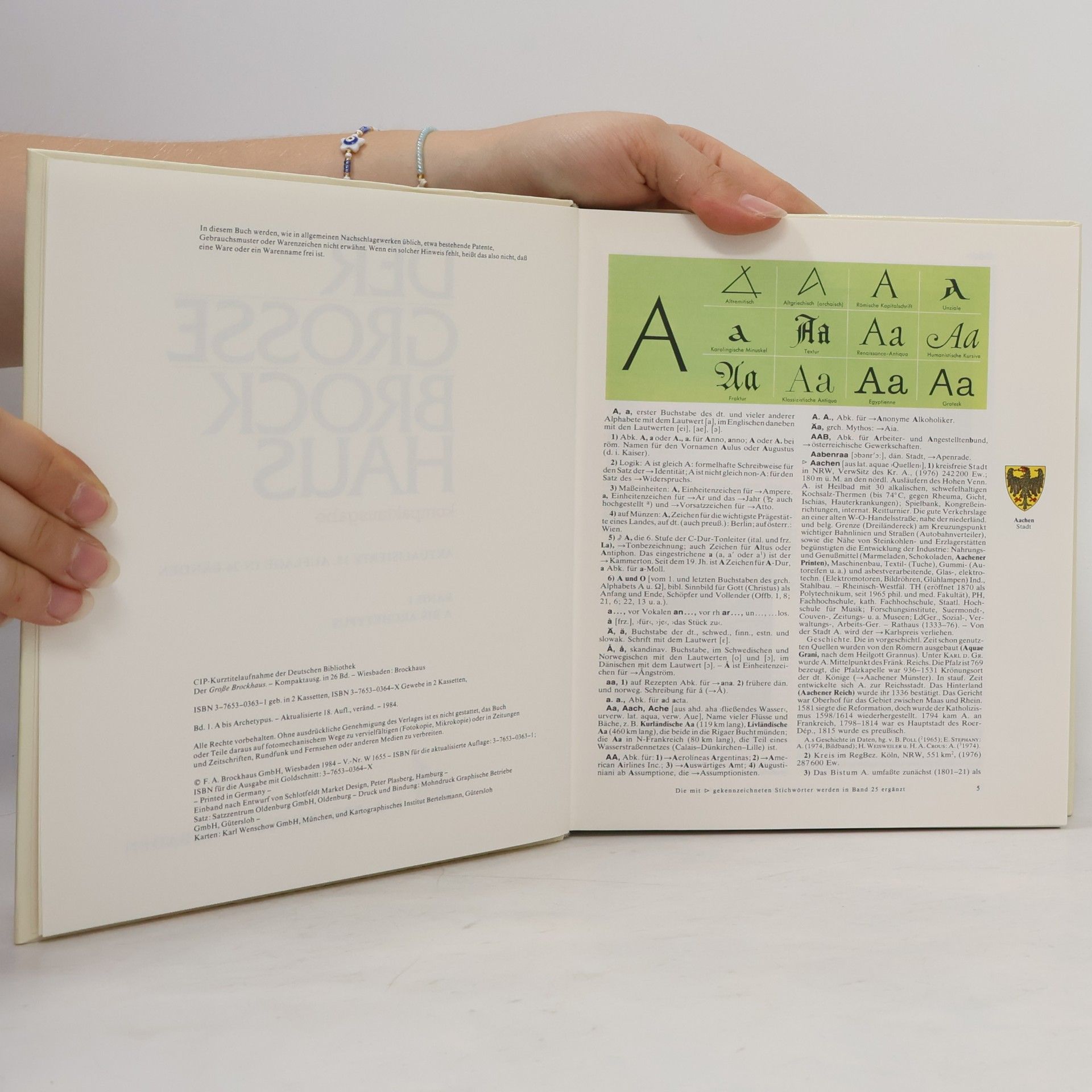 F. A. Brockhaus Der grosse Brockhaus Kompaktausgabe. Band 1