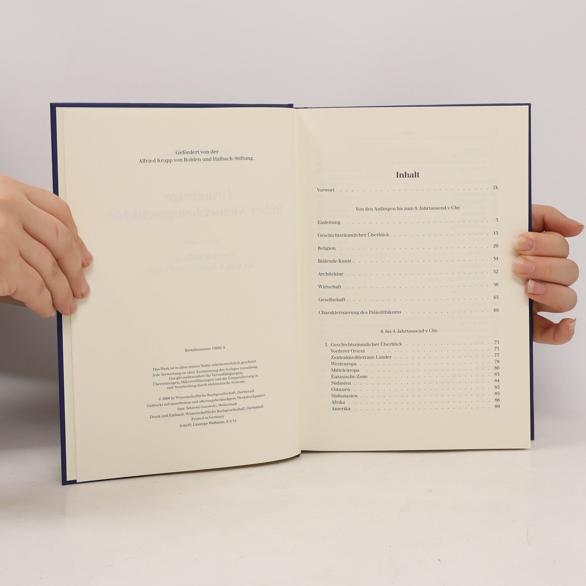 Hermann MüllerKarpe Grundzüge früher Menschheitsgeschichte 1