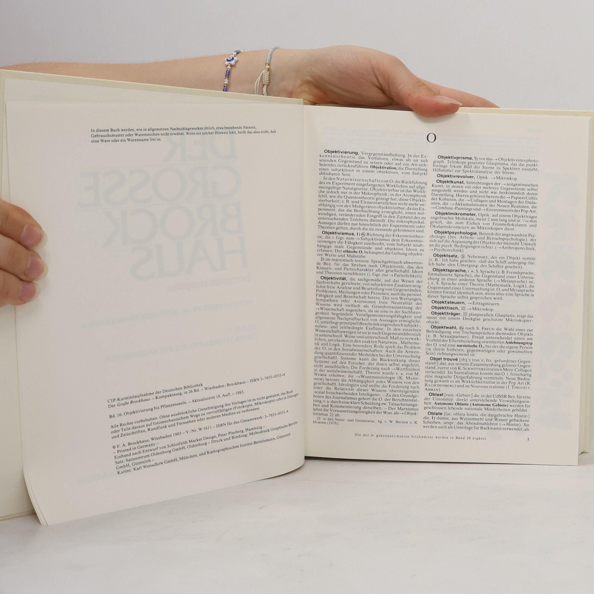 Autorenkollektiv Der grosse Brockhaus 16. Objektivierung bis Pflanzenseele