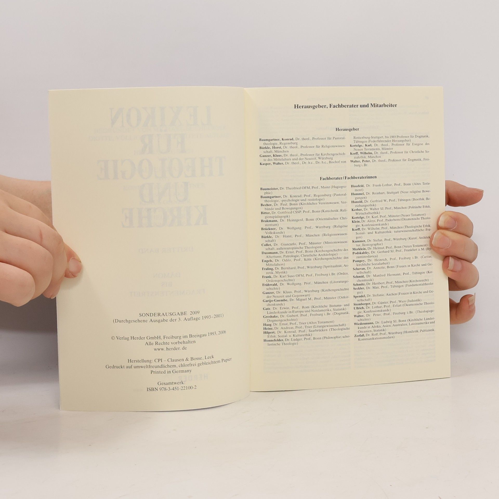 Autorenkollektiv Lexikon für Theologie und Kirche 3