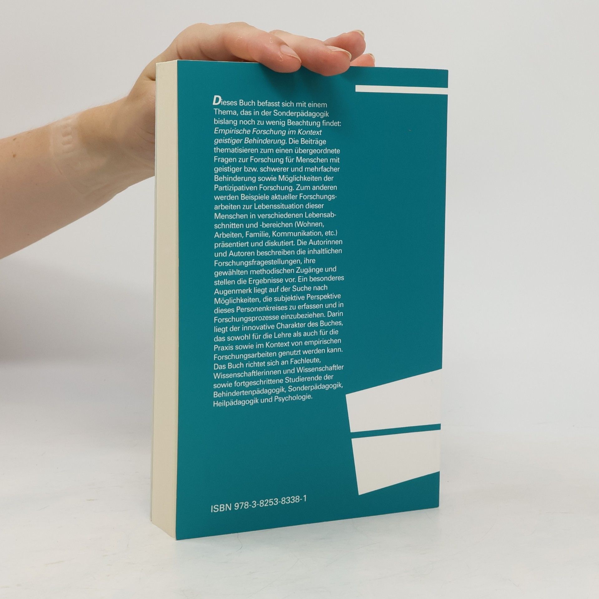 Frauke Janz Edition S: Empirische Forschung im Kontext geistiger Behinderung