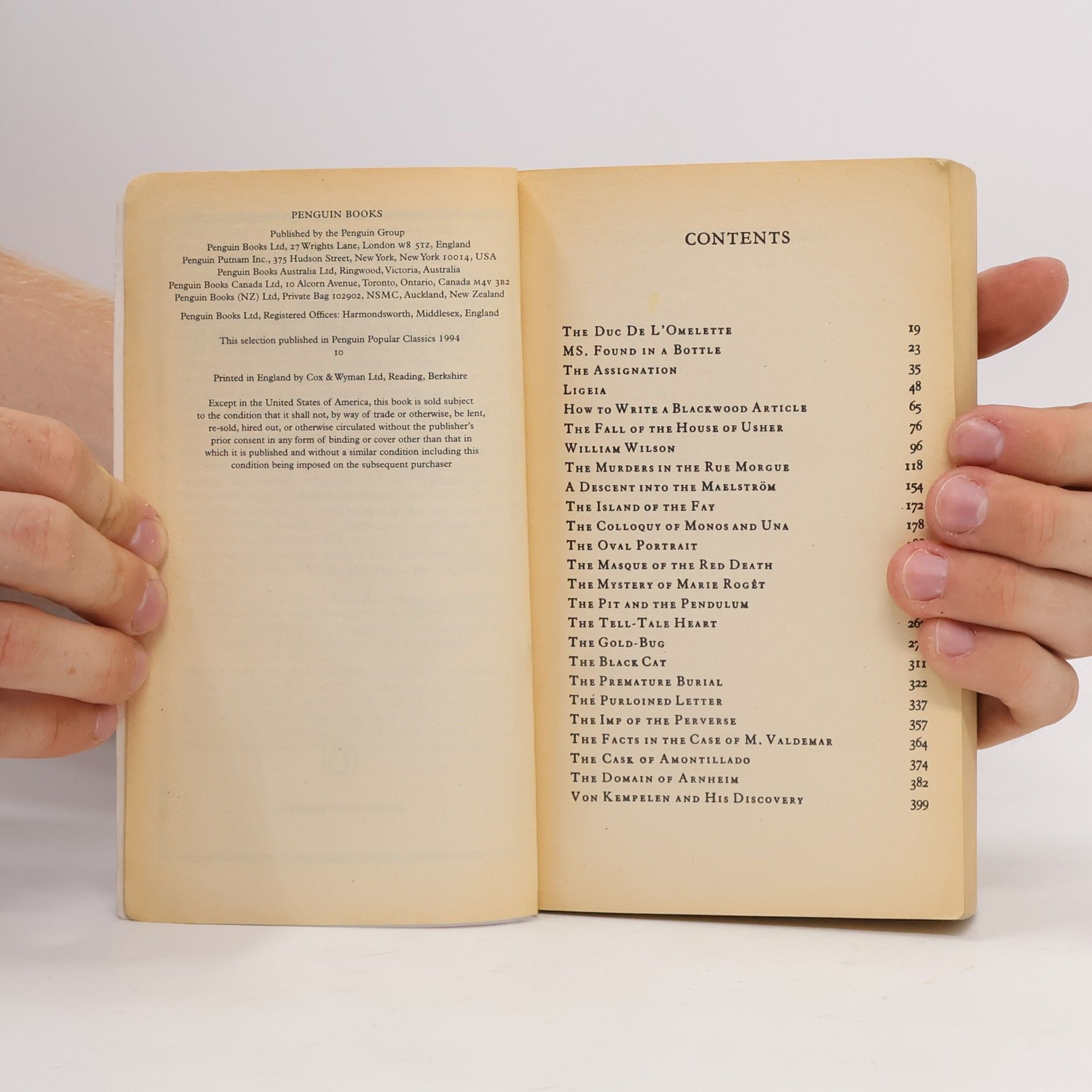 Edgar Allan Poe Selected Tales
