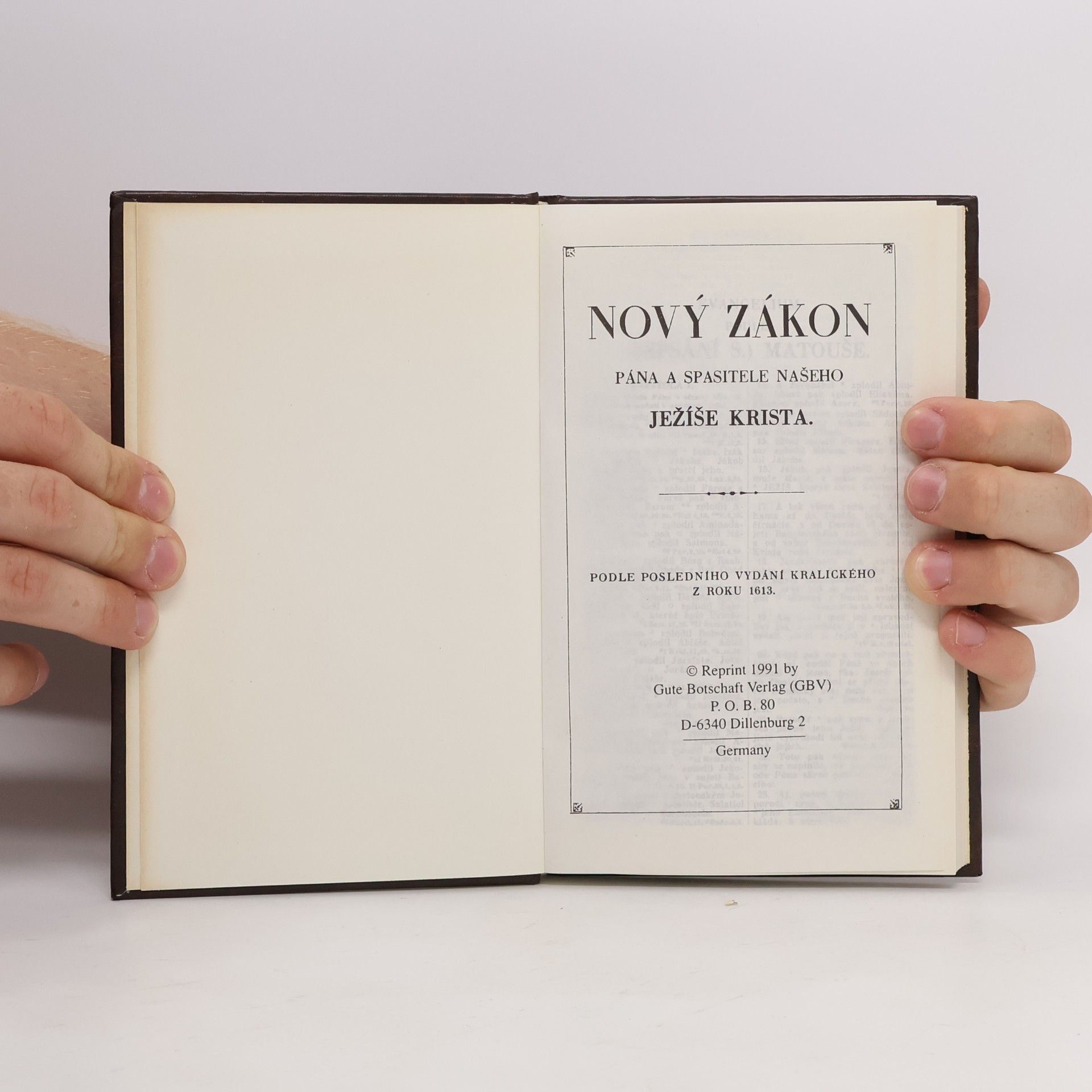 Autorenkollektiv Nový zákon pána a spasitele našeho Ježíše Krista