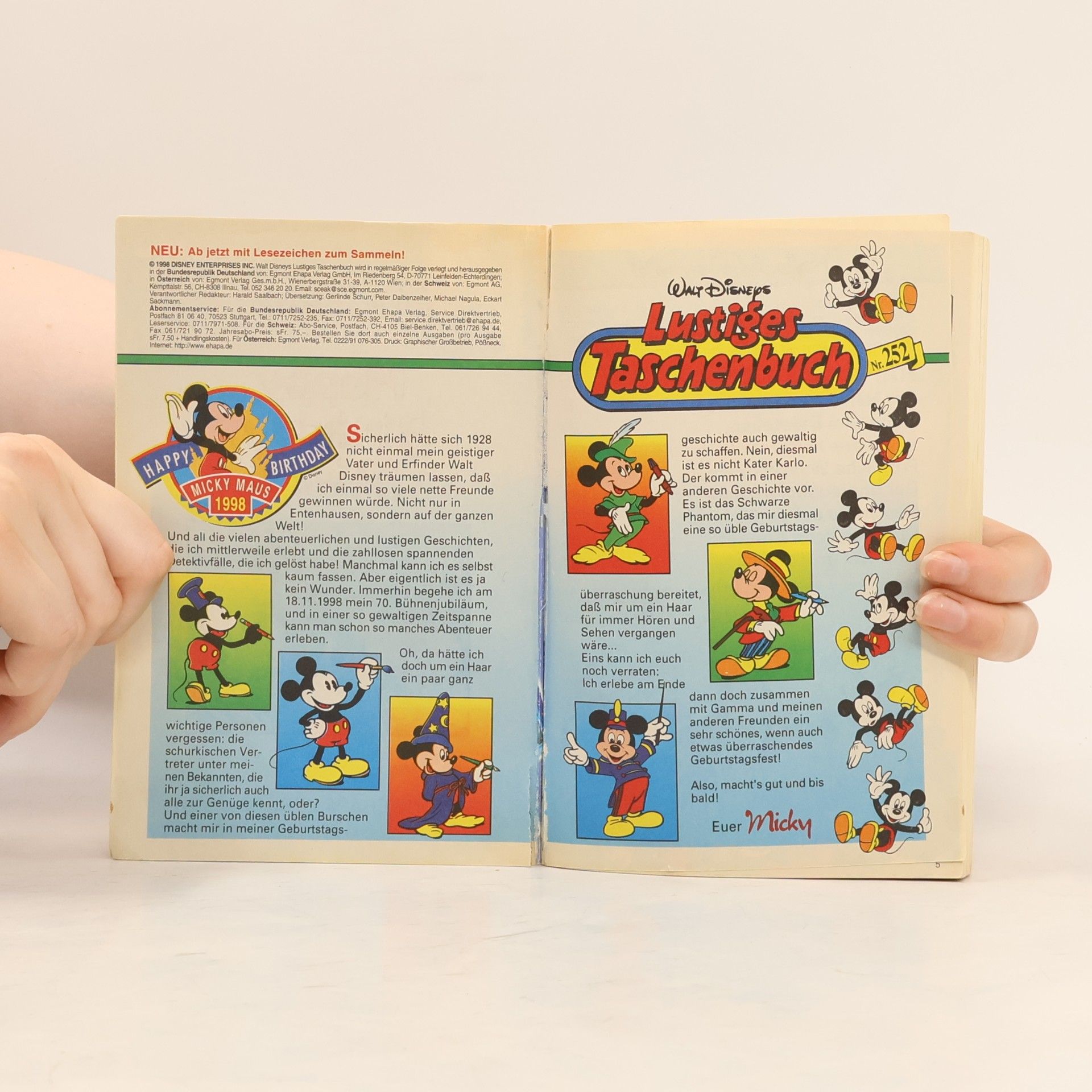 Walt Disney Lustiges Taschenbuch 252