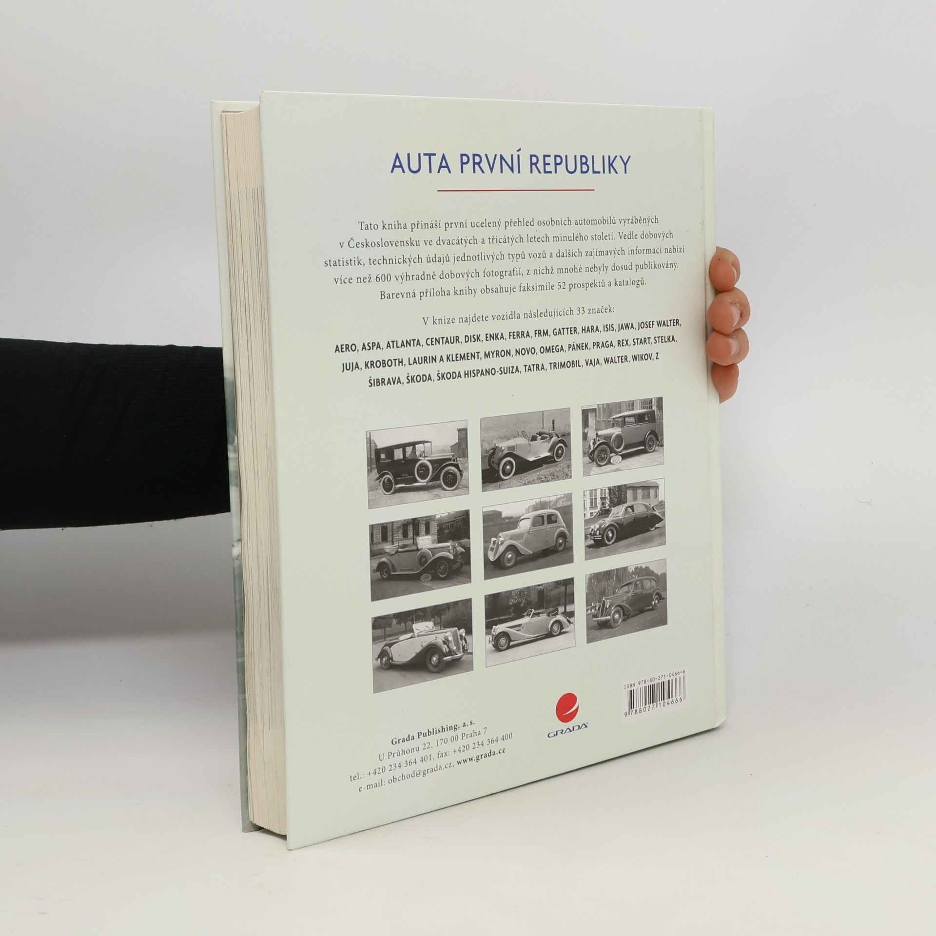 Jan Tuček Auta první republiky 1918-1938
