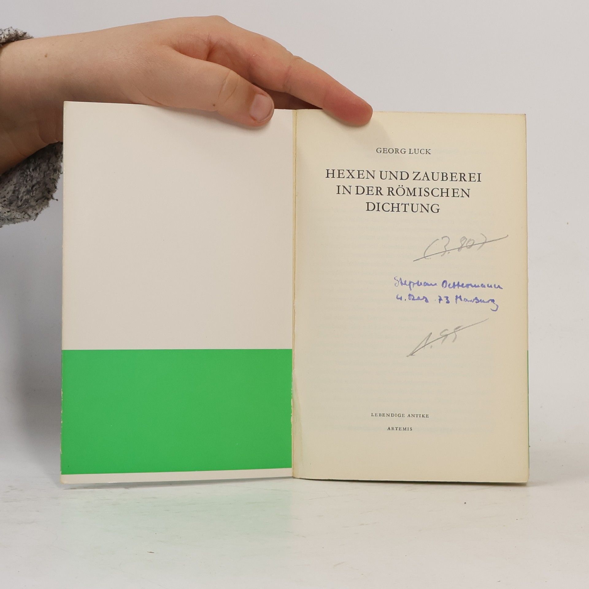 Georg Luck Hexen und Zauberei in der römischen Dichtung