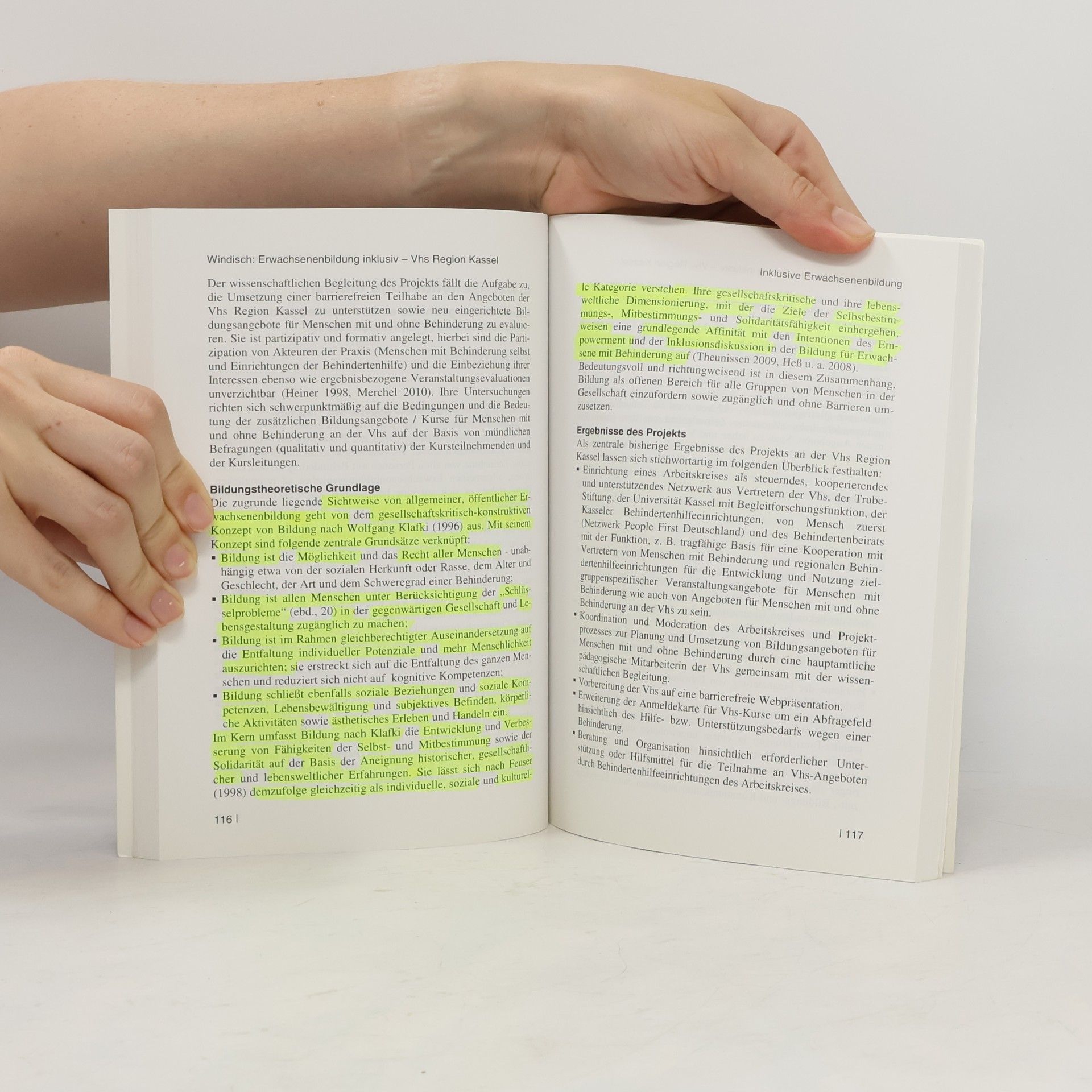 Karl Ernst Ackermann Erwachsenenbildung konkret - 10: Inklusive Erwachsenenbildung