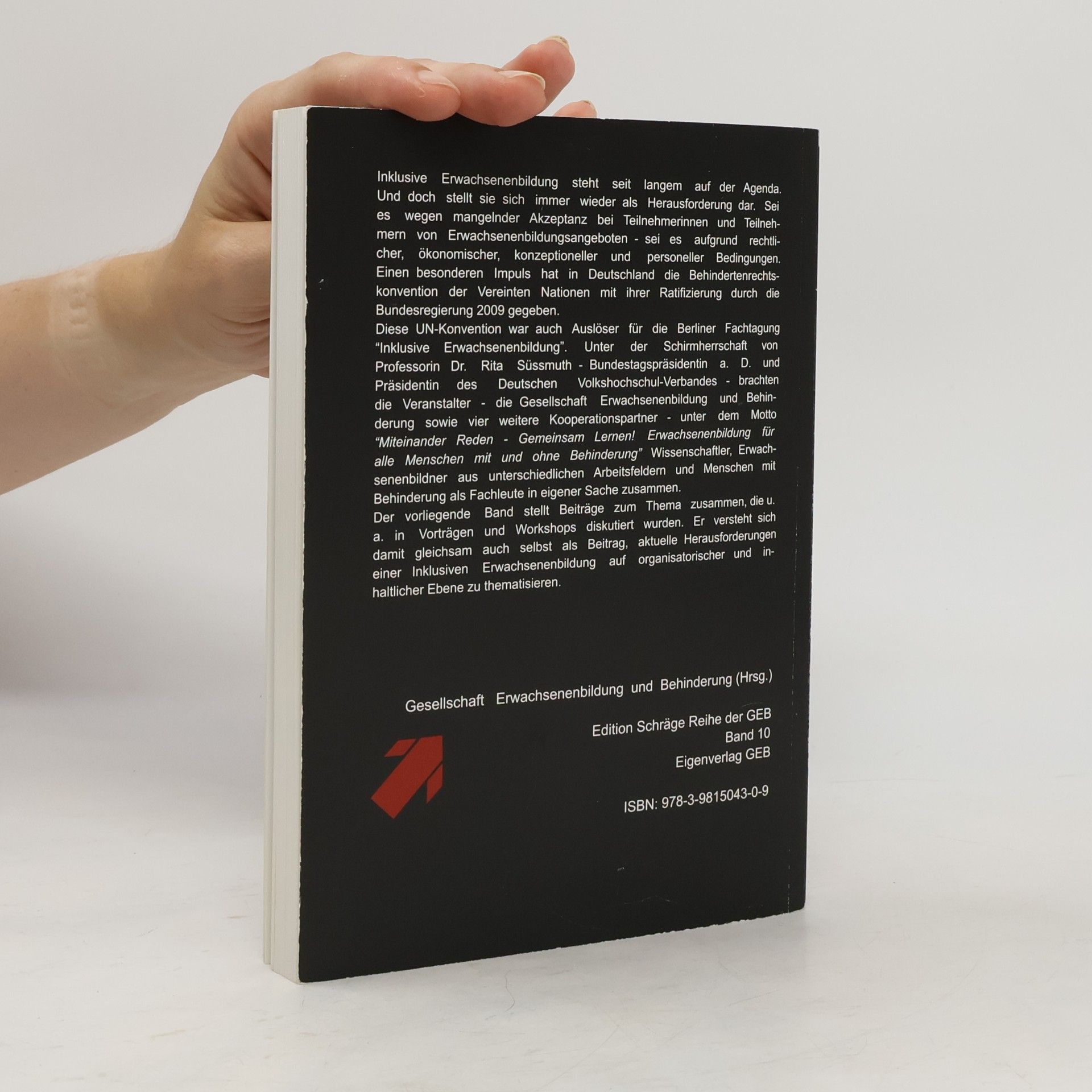Karl Ernst Ackermann Erwachsenenbildung konkret - 10: Inklusive Erwachsenenbildung