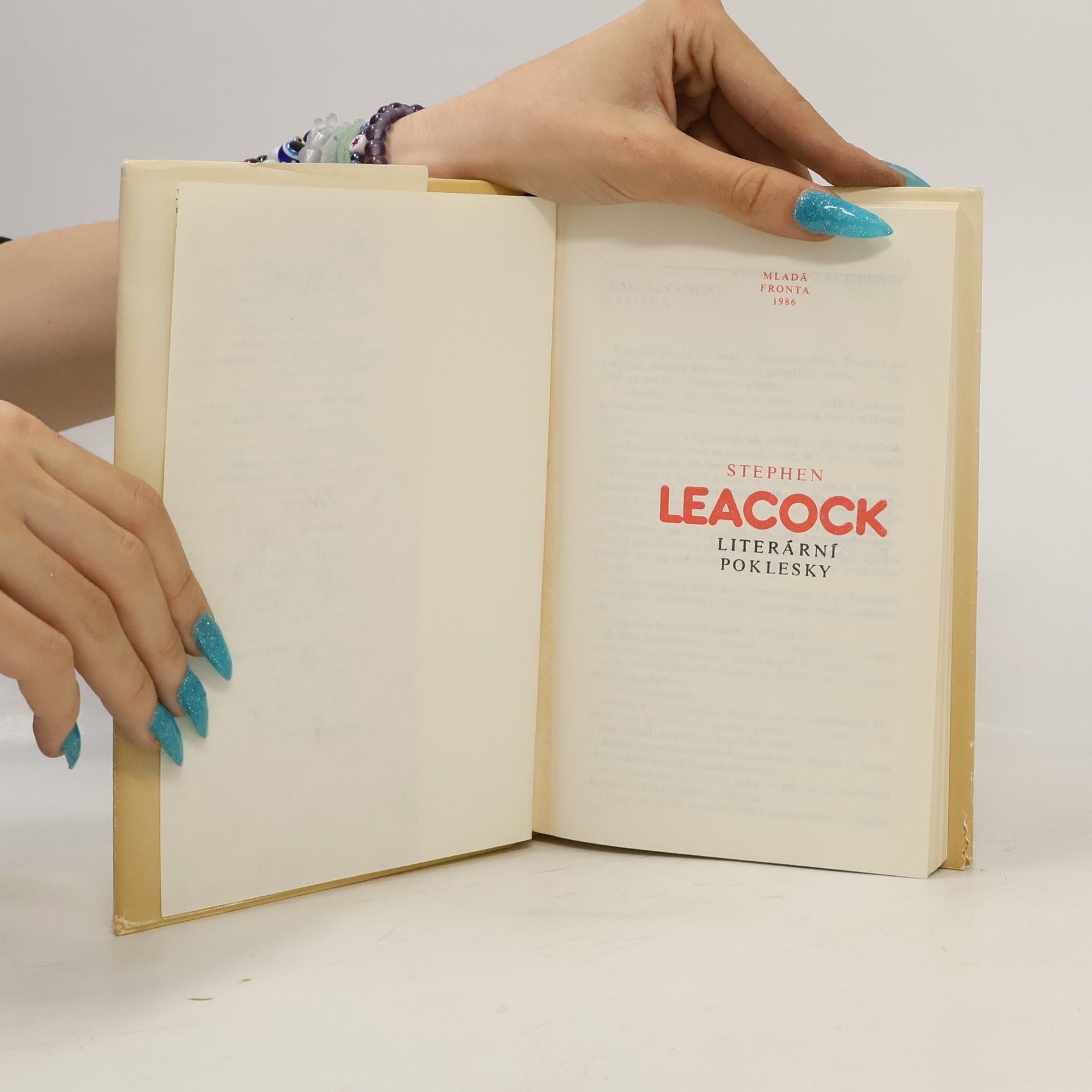Stephen Leacock Leacock. Literární poklesky