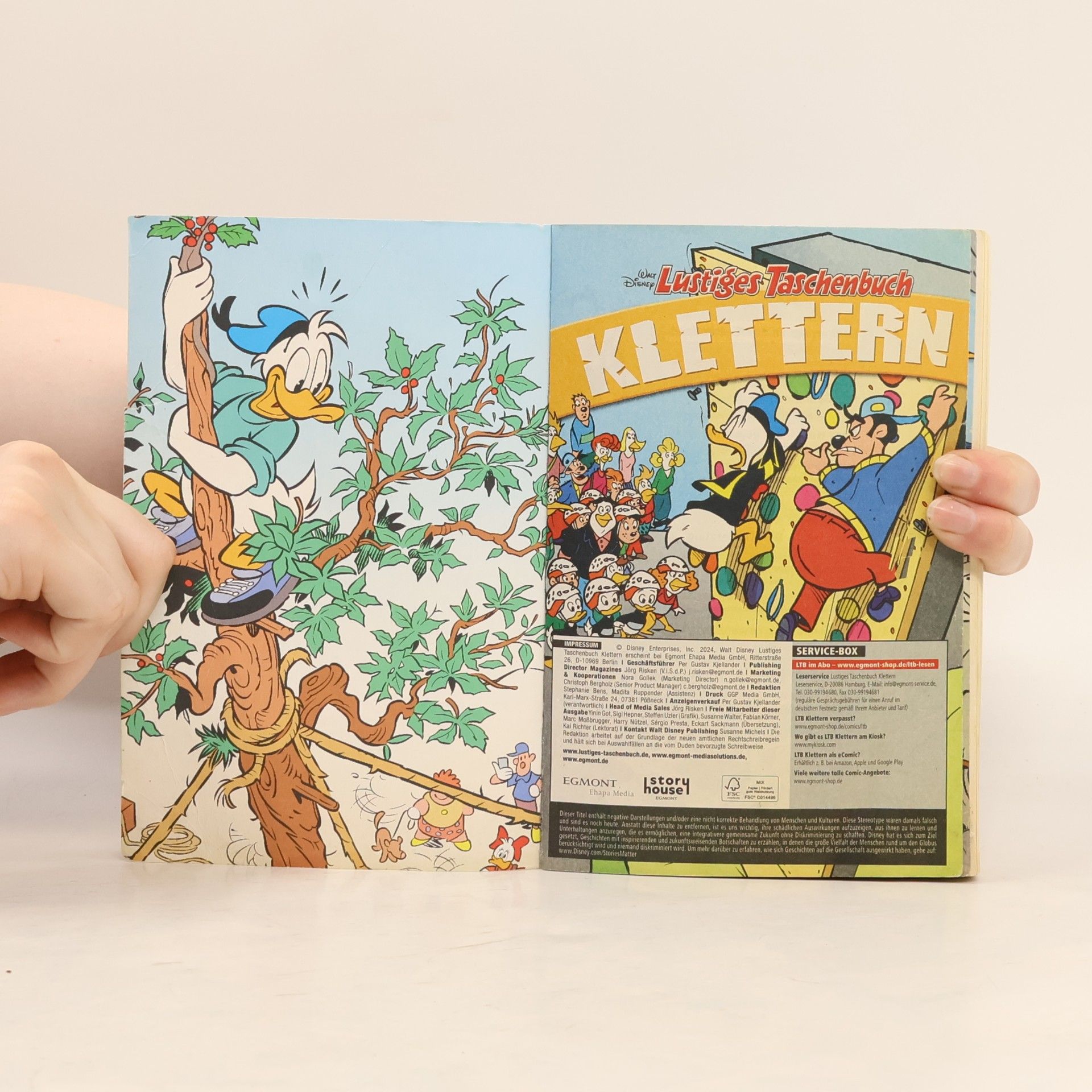Walt Disney Lustiges Taschenbuch Klettern 01