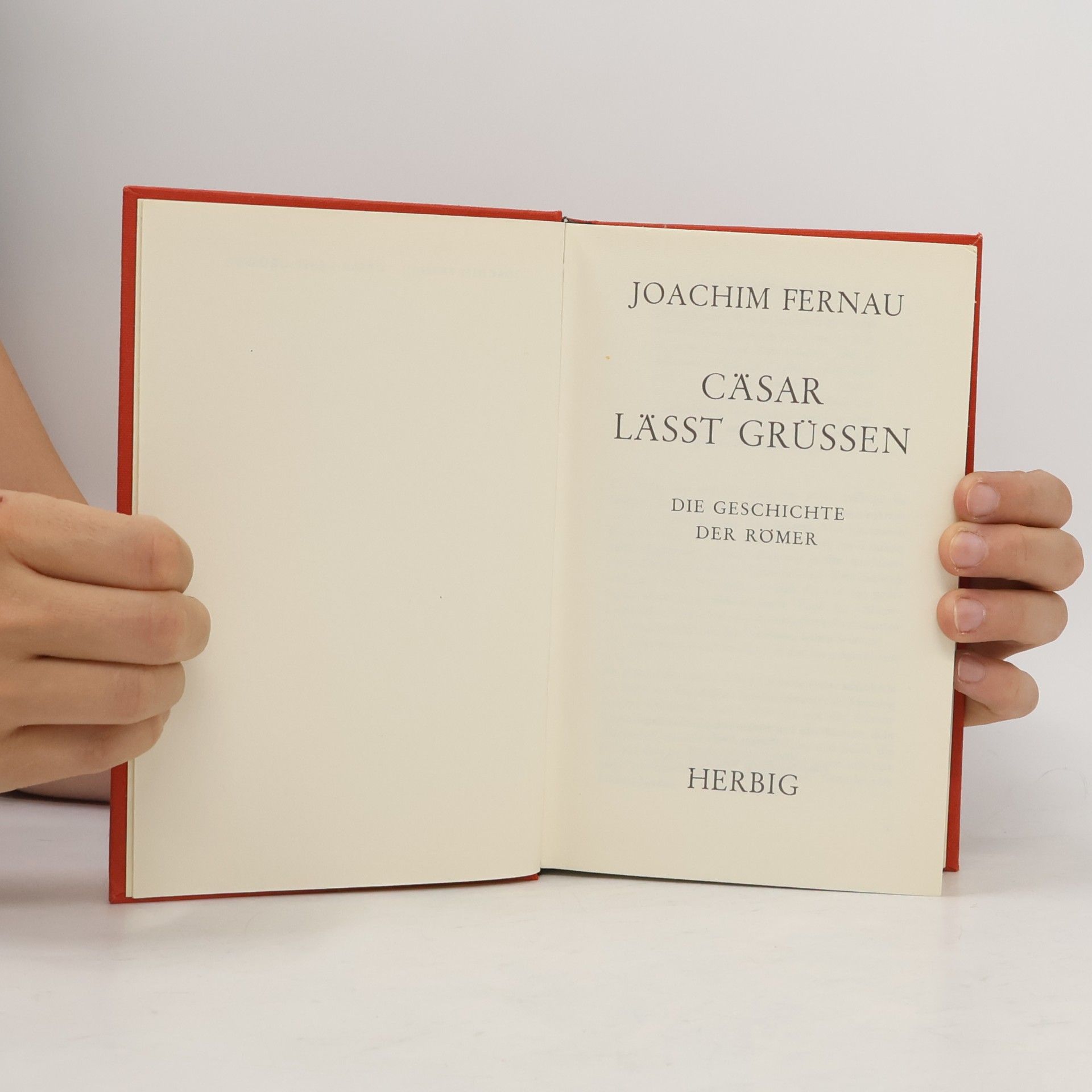 Joachim Fernau Cäsar lässt grüssen