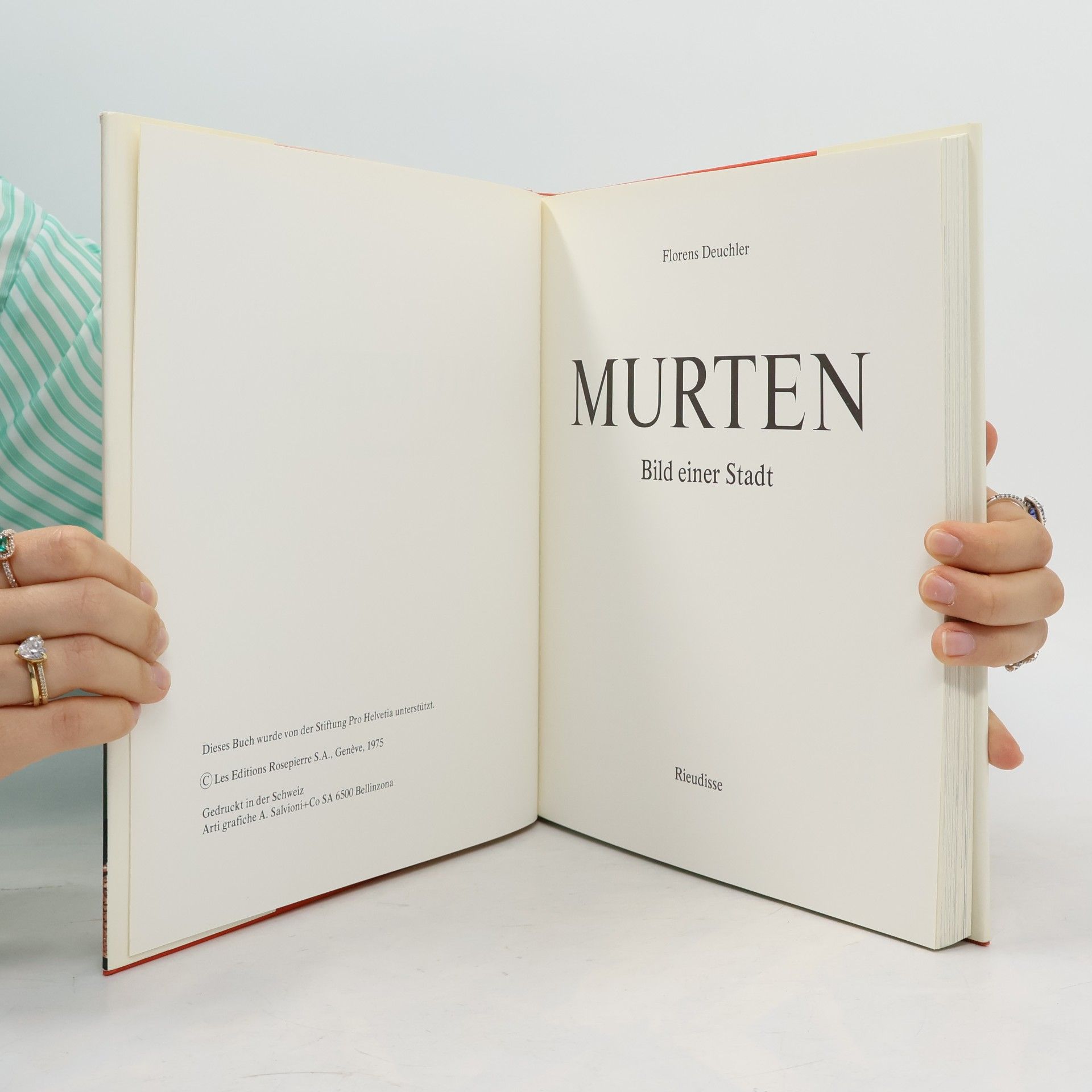 Florens Deuchler Murten, Bild einer Stadt