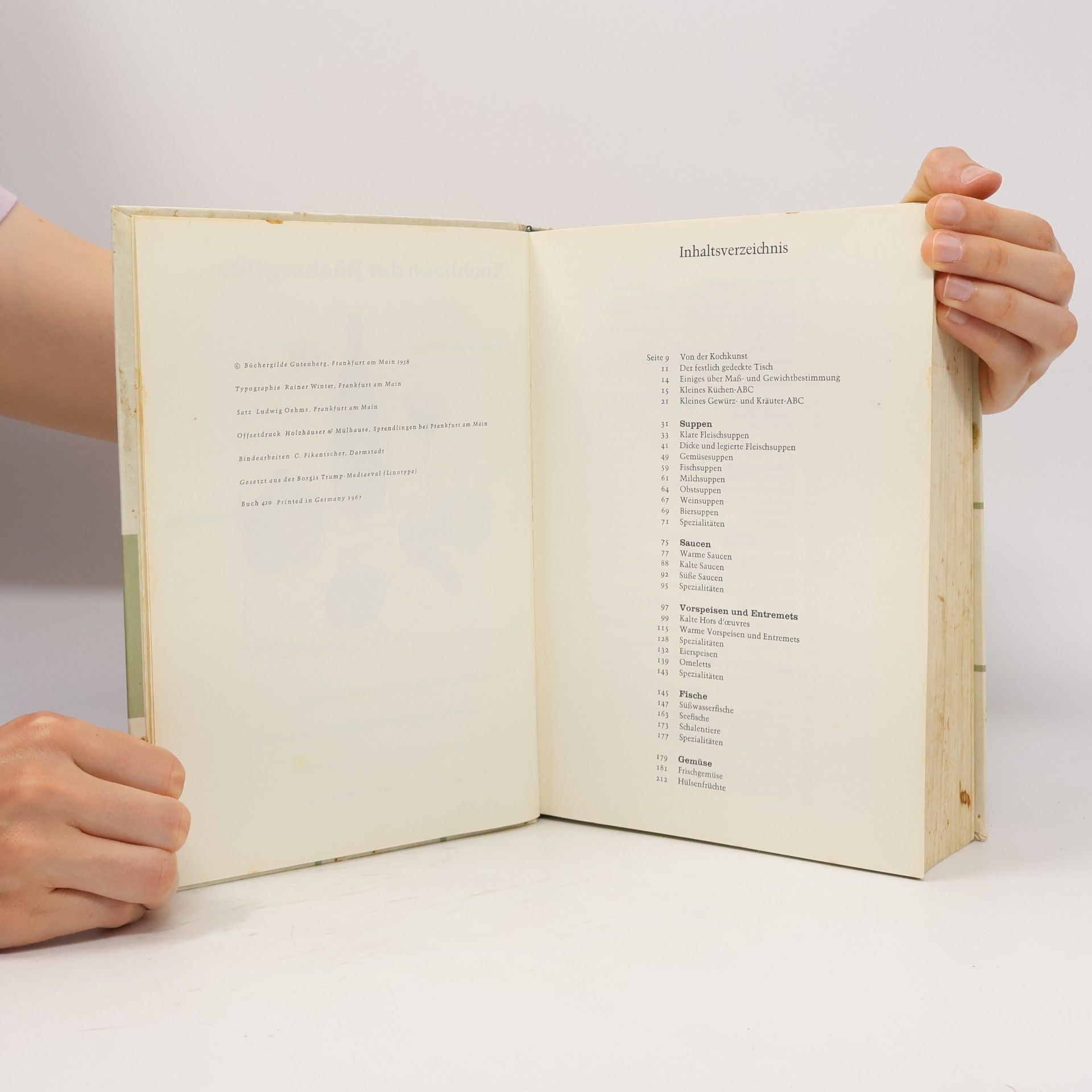 Grete Willinsky Kochbuch der Büchergilde