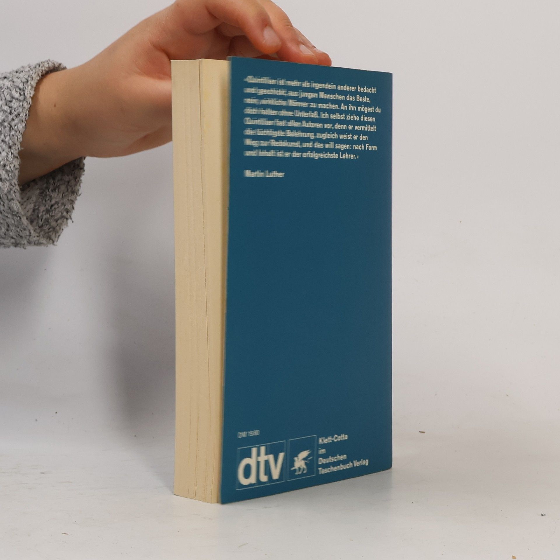 Otto Seel Quintilian oder die Kunst des Redens und Schweigens