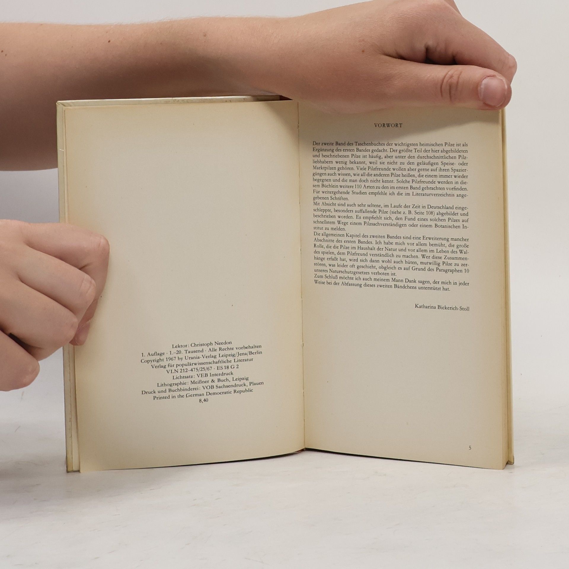 Christoph Needon Taschenbuch der Wichtigsten Heimischen Pilze II