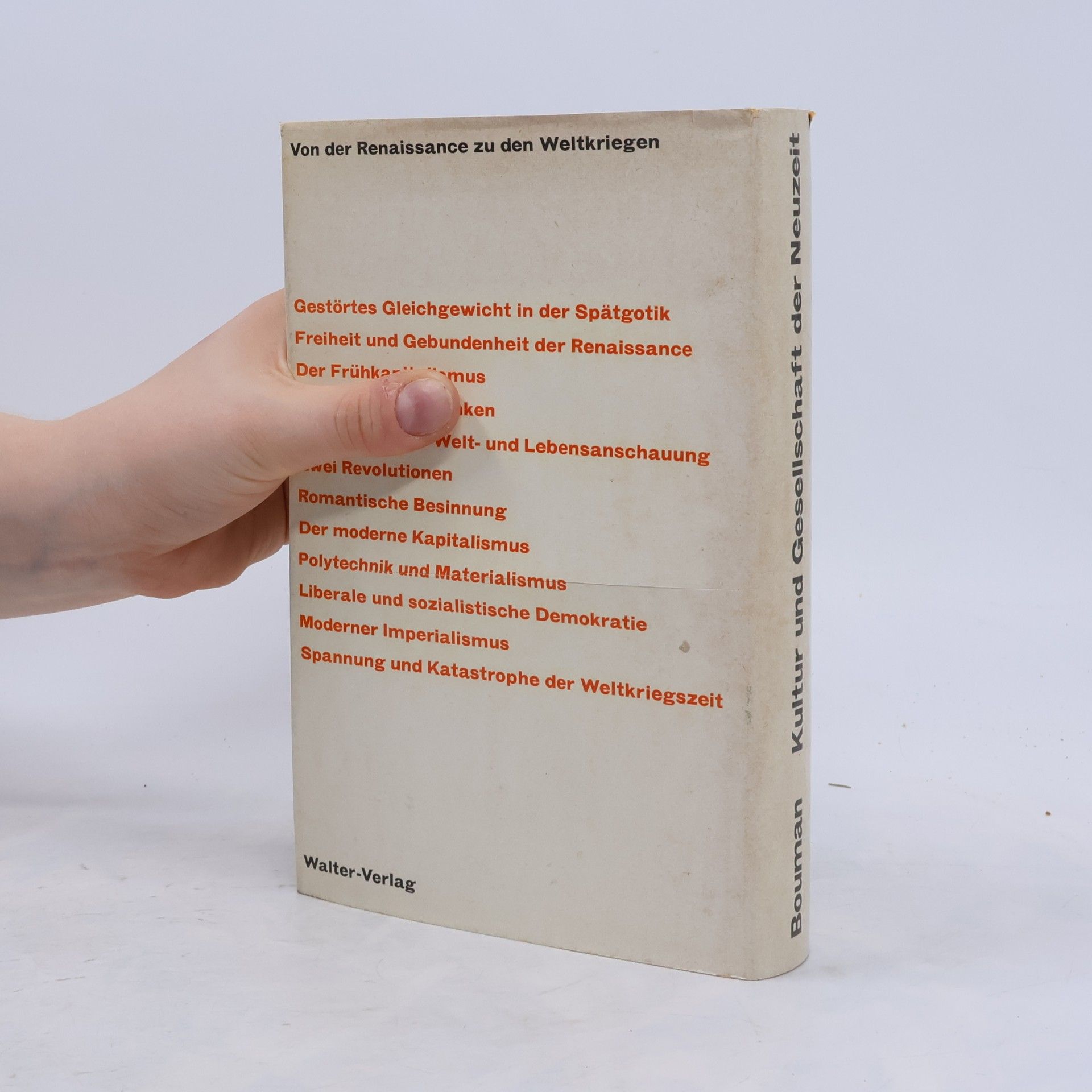 P. J. Bouman Kultur und Gesellschaft der Neuzeit