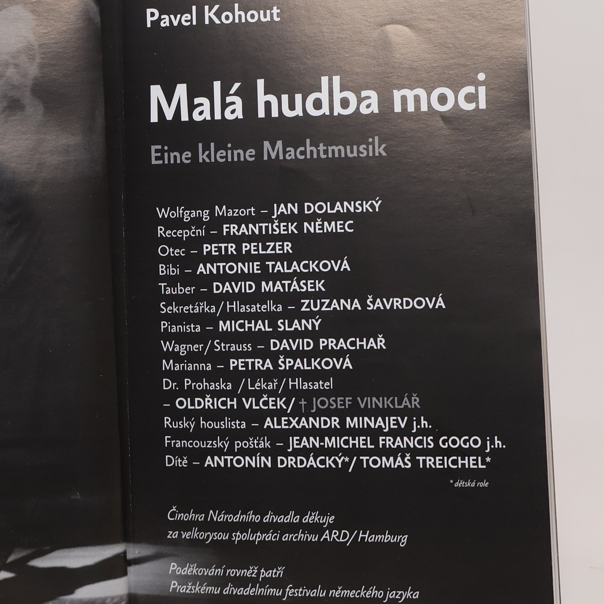Pavel Kohout Malá hudba moci