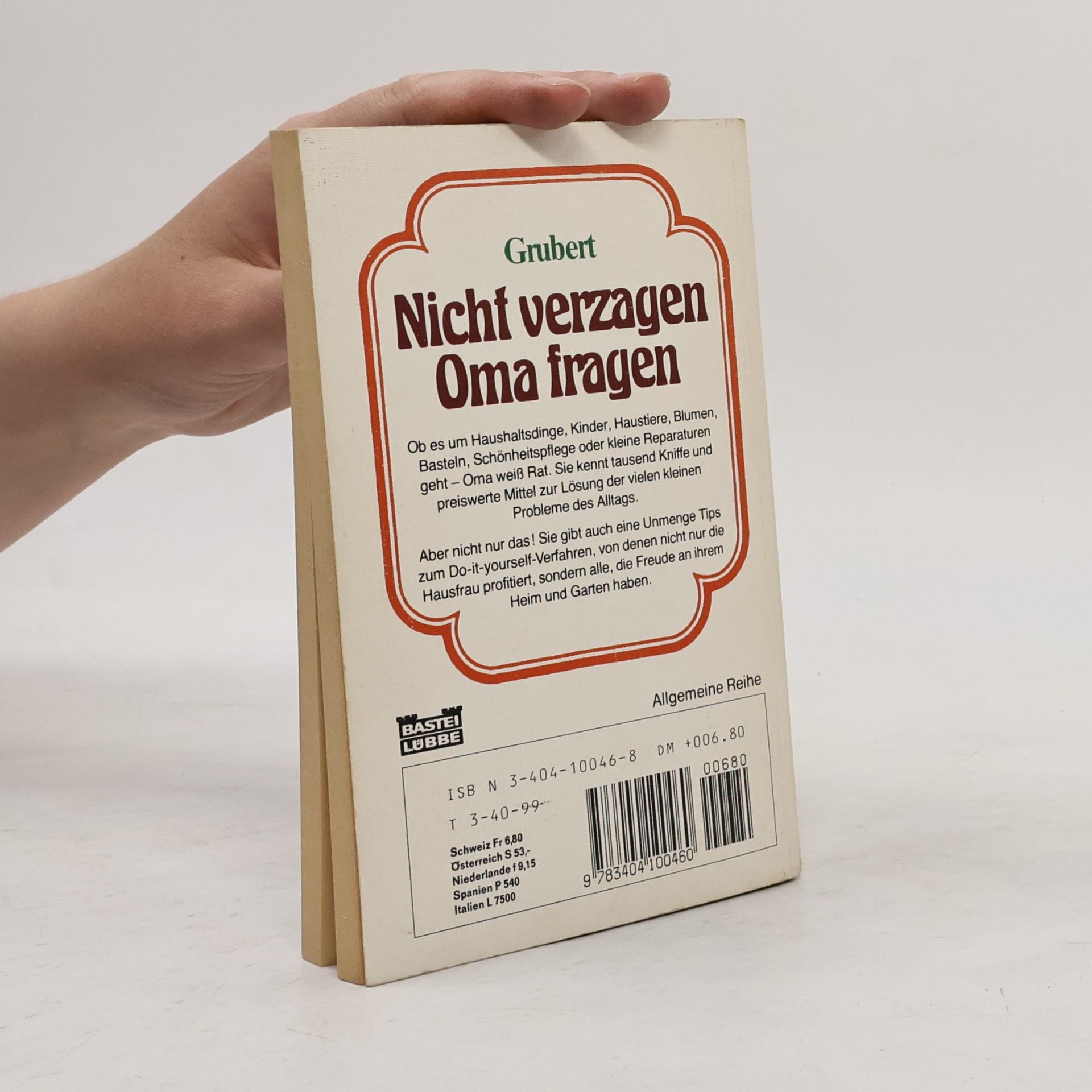 Collectif d'auteurs Nicht verzagen, Oma fragen.