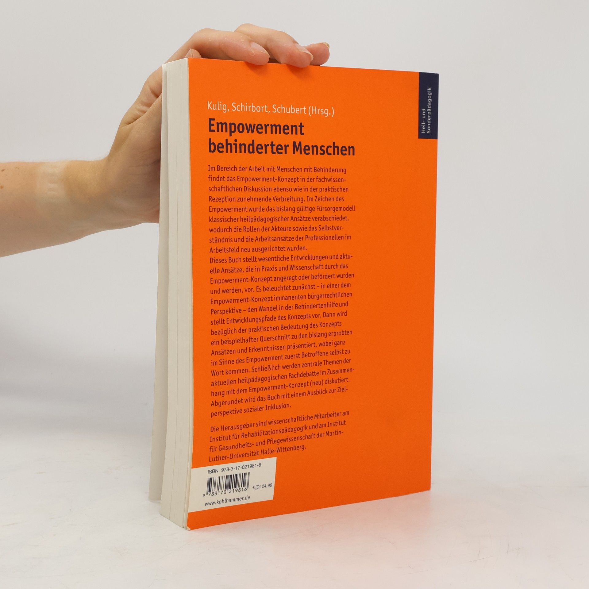 Wolfram Kulig Empowerment behinderter Menschen