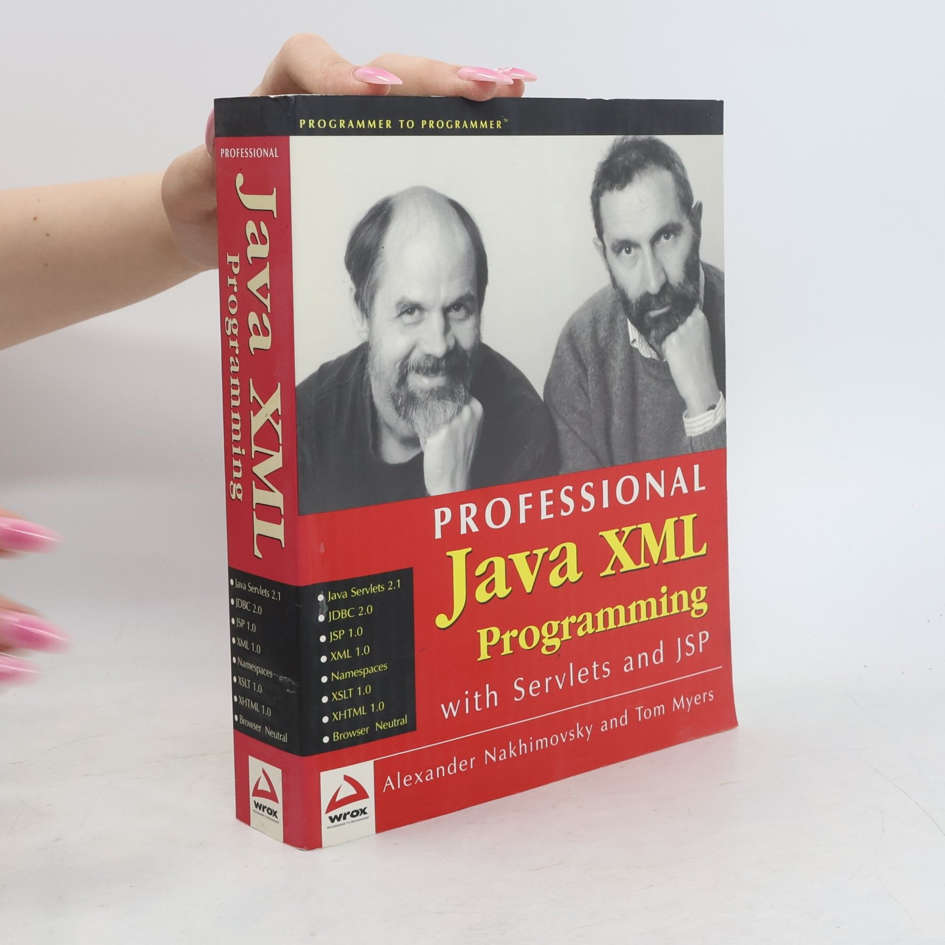 Thomas J. Myers Professional Java XML Programming With Servlets And JSP