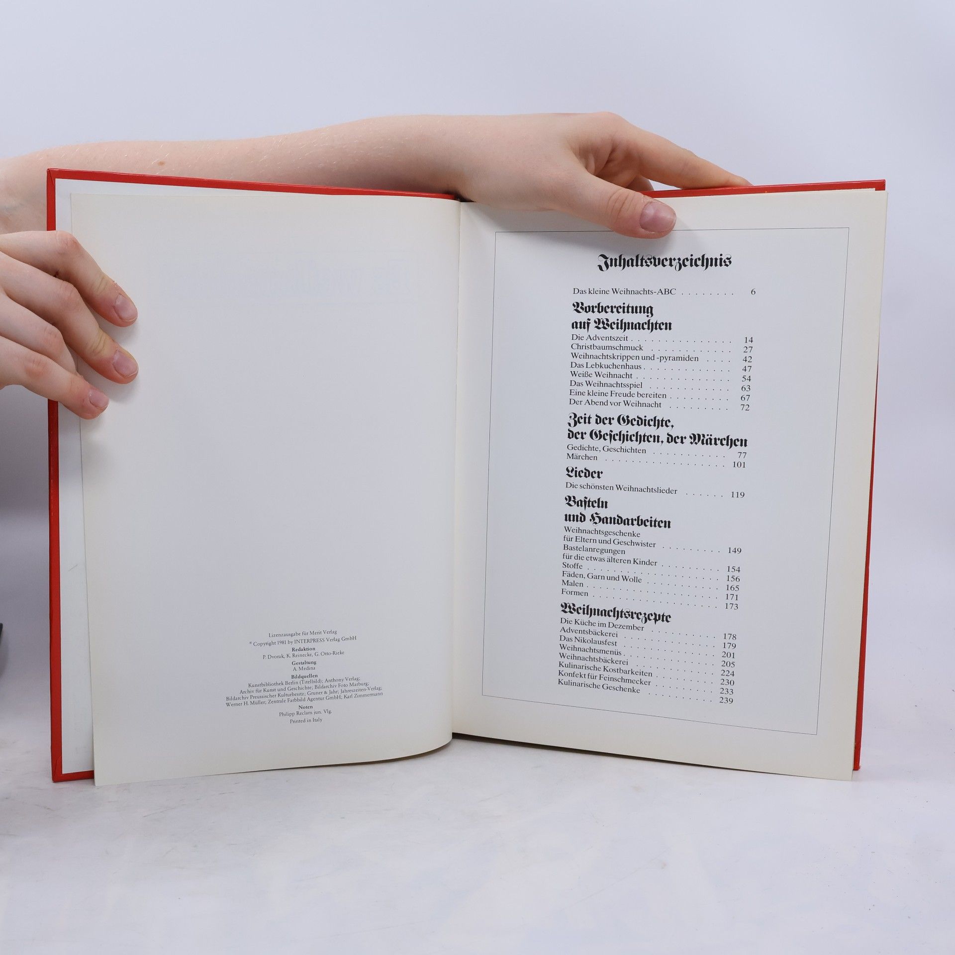 Various authors Es weihnachtet. Das Grosse Weihnachtsbuch