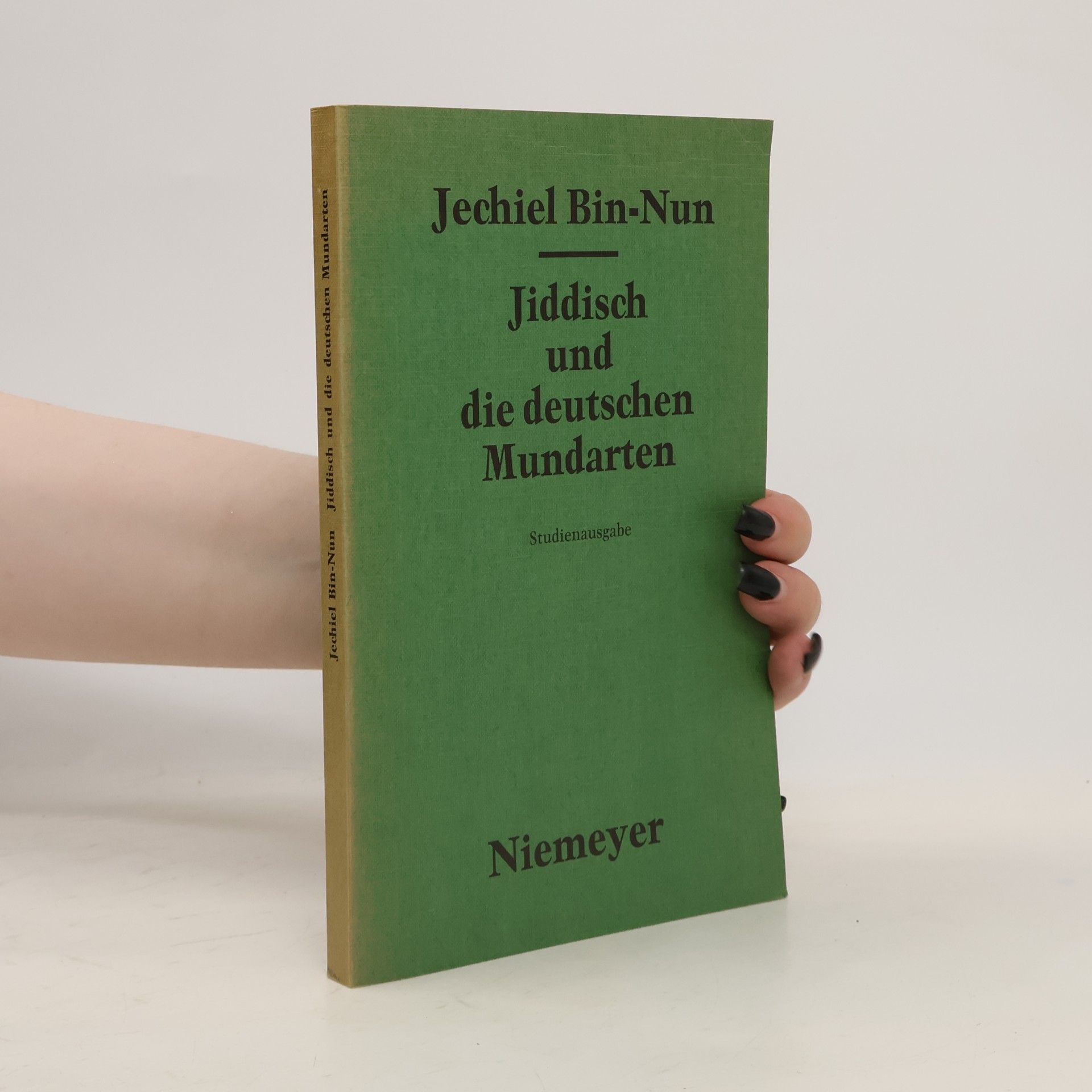 Jechiel Bin Nun Jiddisch und die deutschen Mundarten