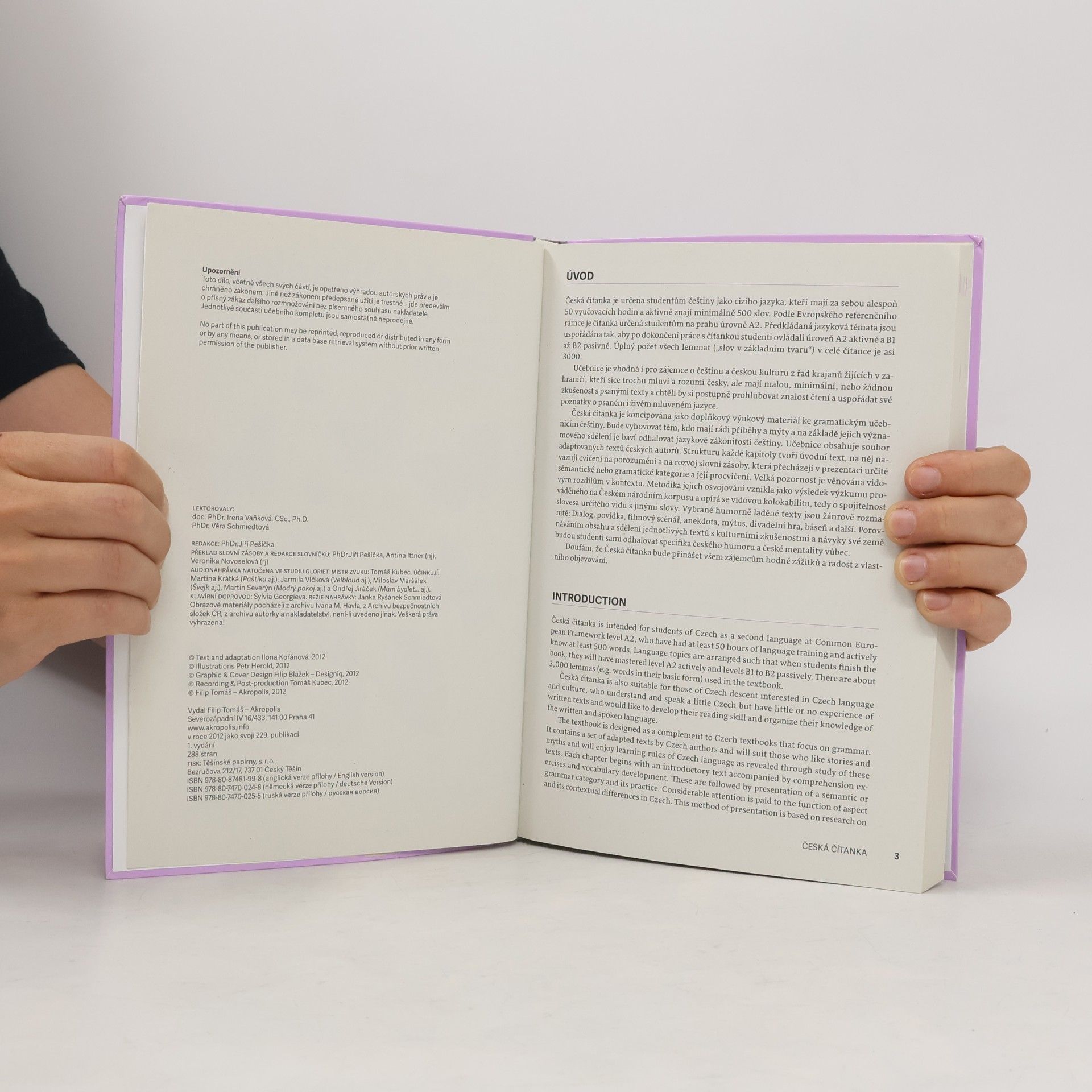 Ilona Starý Kořánová Česká čítanka. Grammatical Notes