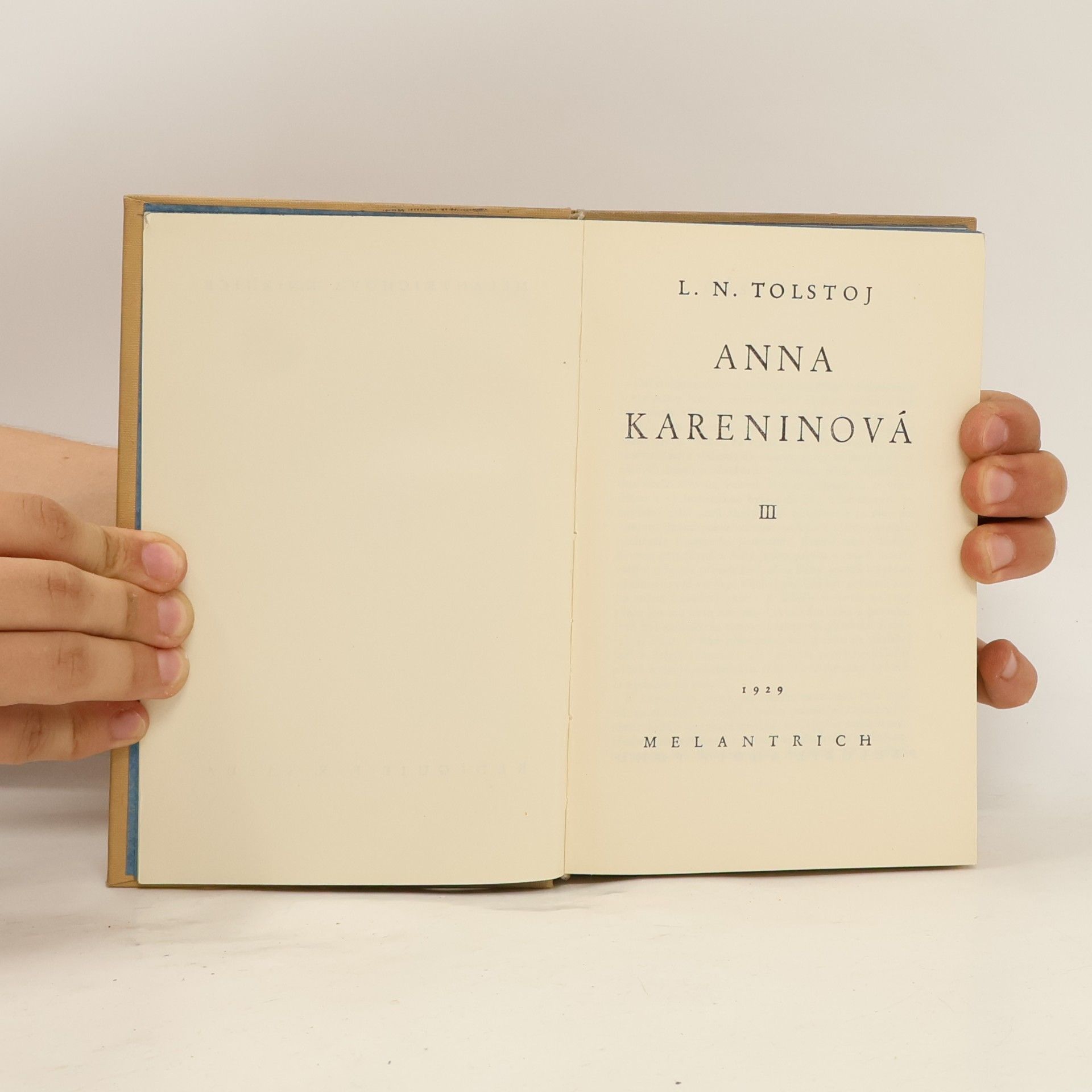 Lew Nikolajewitsch Tolstoi Anna Kareninová III
